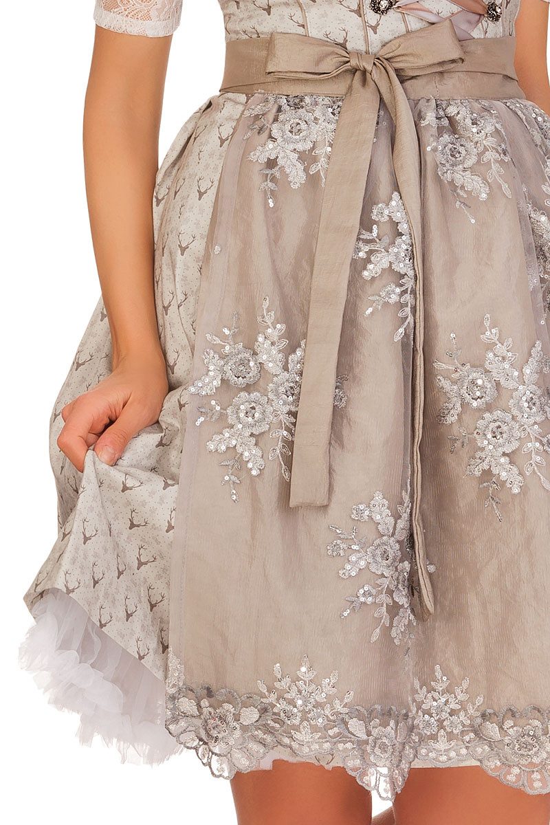 MarJo Dirndl Midi Dirndl 2tlg. - EDORA - grau