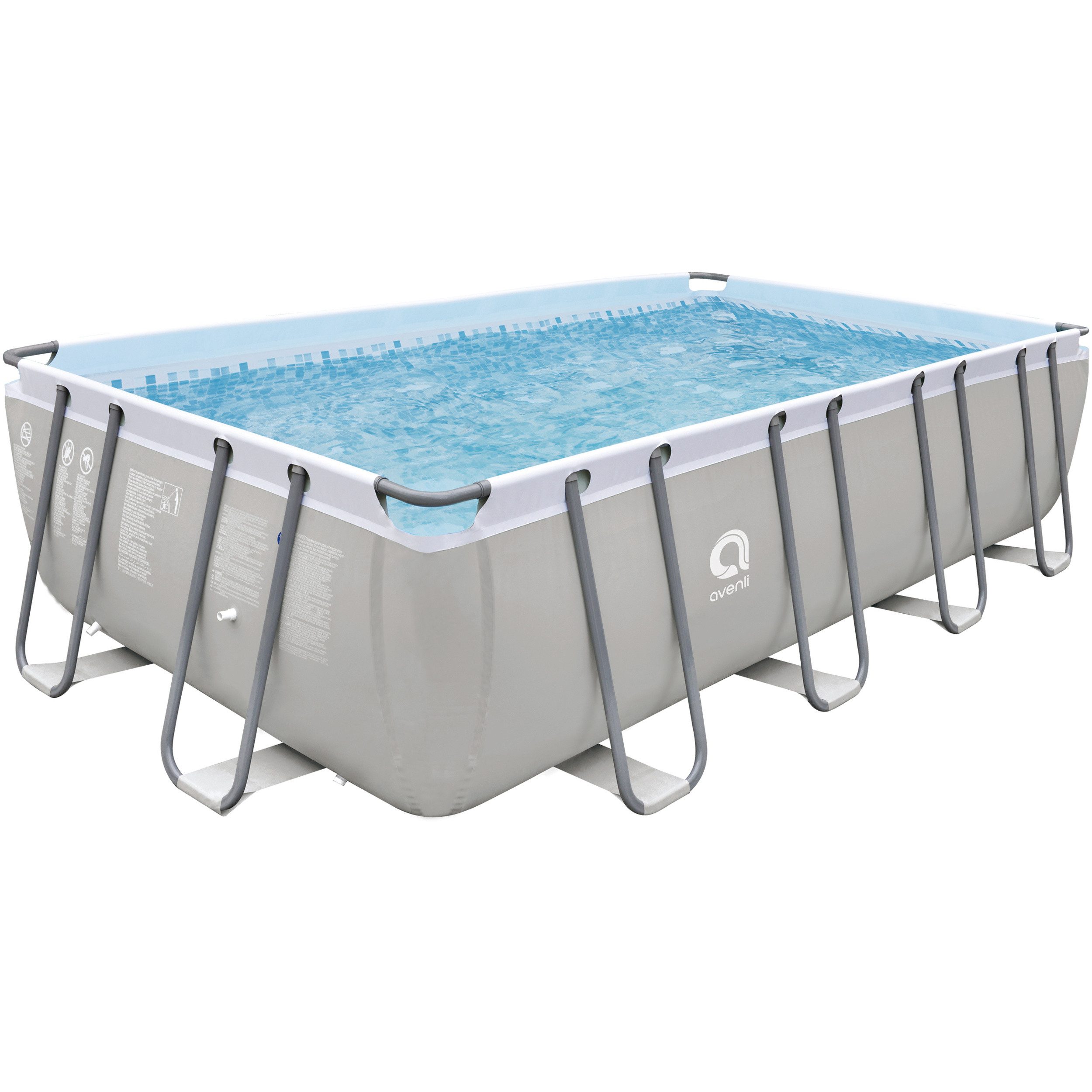 Avenli Framepool Frame Plus Rectangular Pool 549x305x122 cm ohne Zubehör (Stahlrahmenpool, ohne Zubehör), Nur Poolkörper ohne Zubehör, auch als Ersatzpool geeignet