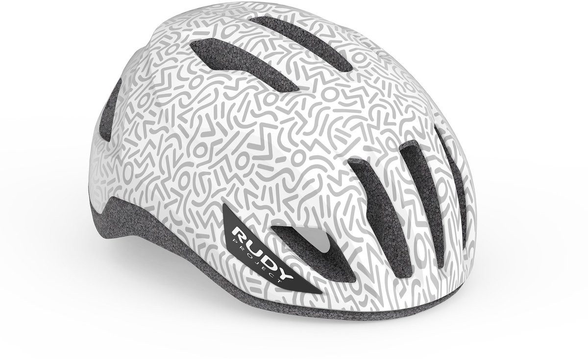 Rudy Project Fahrradhelm Sinergy - White Doodle Matte - S/M 55-59