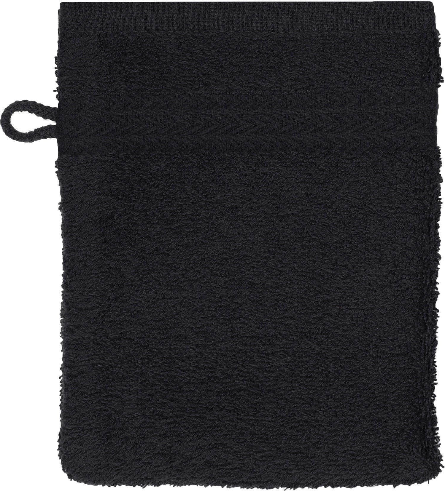 Waschhandschuhe und Stück Baumwolle schwarz 10 Waschlappen Betz Premium smaragdgrün (10-tlg) Waschhandschuh 100% Farbe 16x21 Set cm