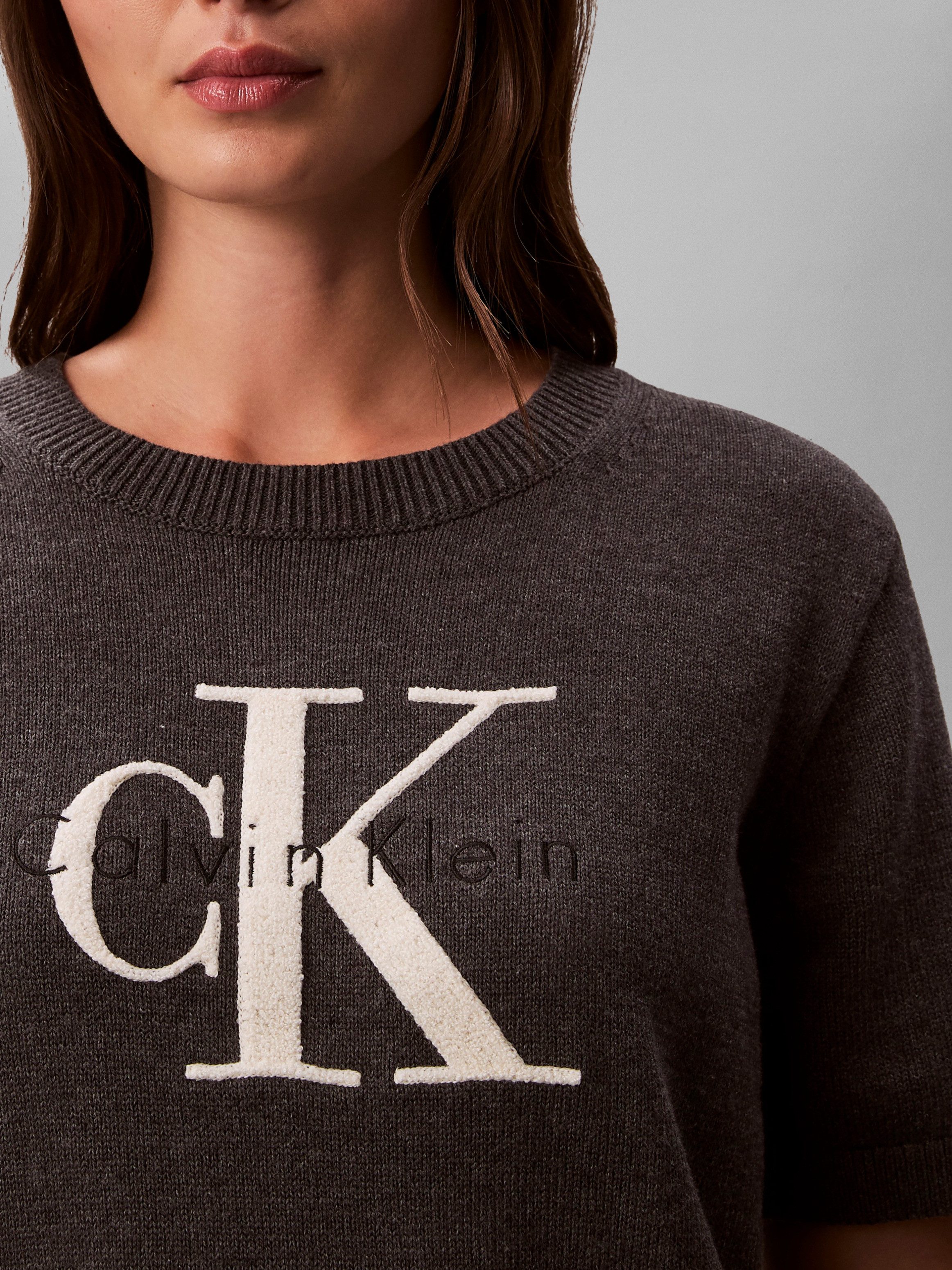Calvin Klein Jeans Kurzarmpullover Regular fit, mit Rundhalsausschnitt
