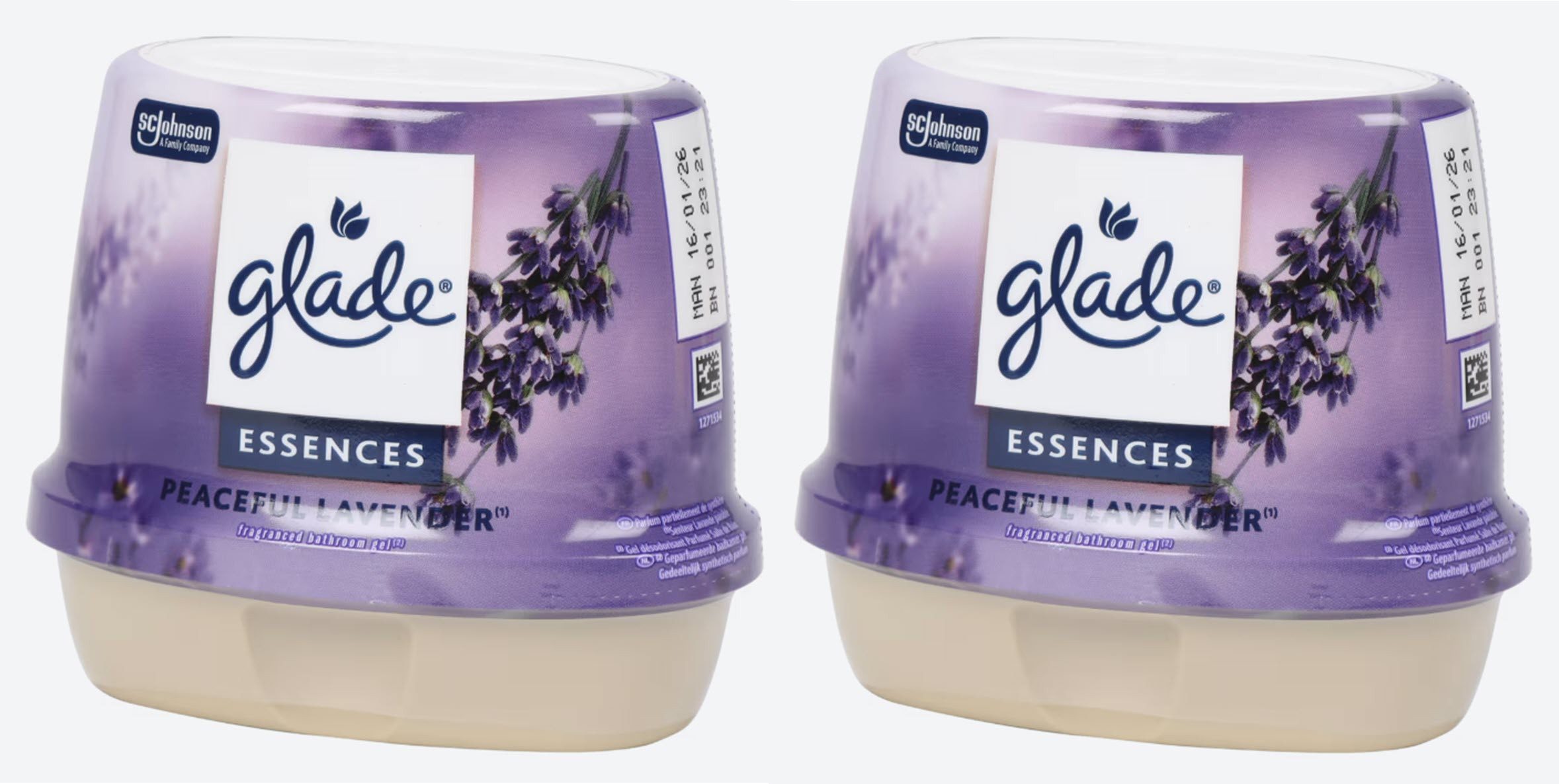 Glade Raumduft Glade Badezimmer Duftgel Lavendel 2 x 180 g (2-St)