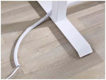 Bega Consult Computertisch Höhenverstellbarer Schreibtisch elektrisch LIFT4HOME in weiß mit USB