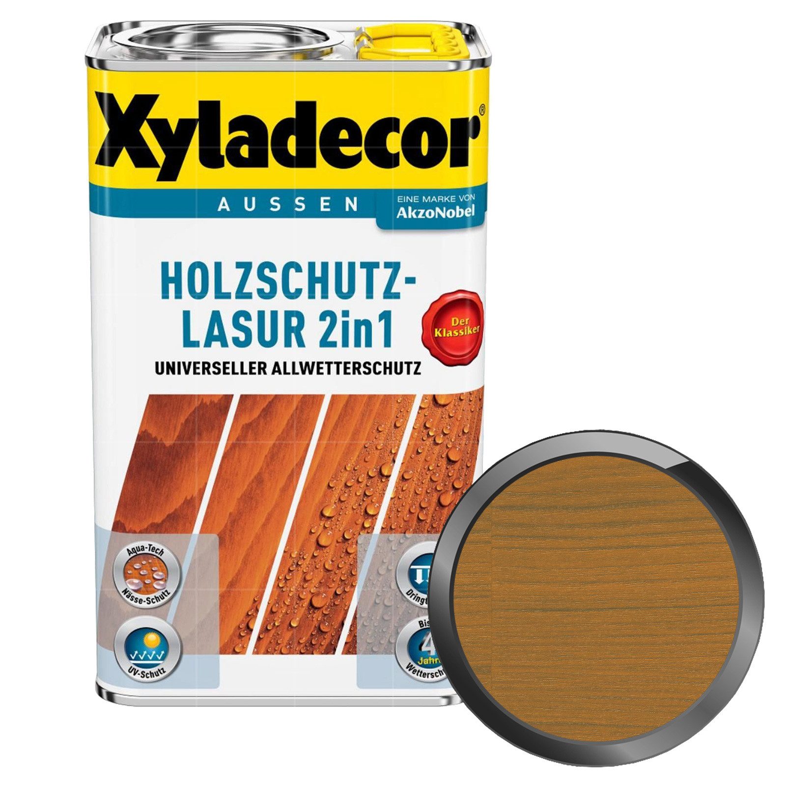 Xyladecor  Holzschutzlasur HOLZSCHUTZ-LASUR 2IN1 - 5 LTR