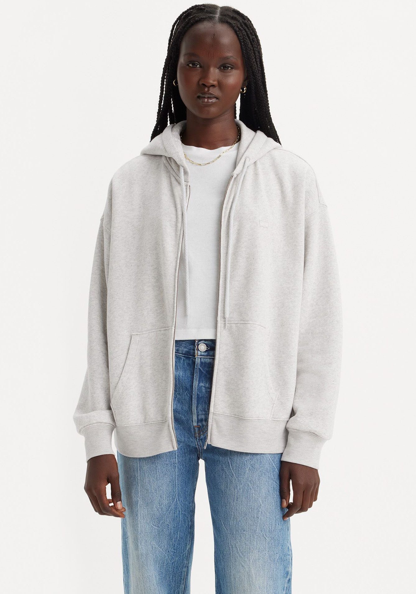 Levi's® Kapuzensweatjacke EVERYDAY ZIP HOODIE mit Logo Stickerei