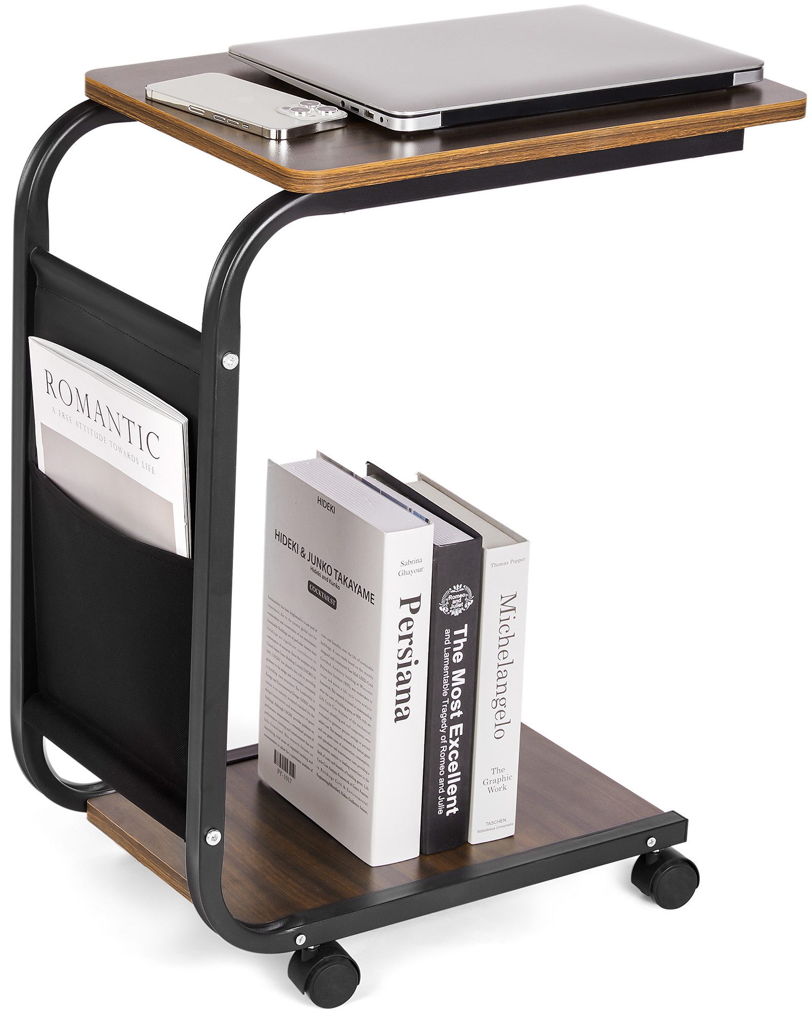 Yorbay Beistelltisch C-Form Couchtisch, Sofatisch 45×30×65 günstig online kaufen