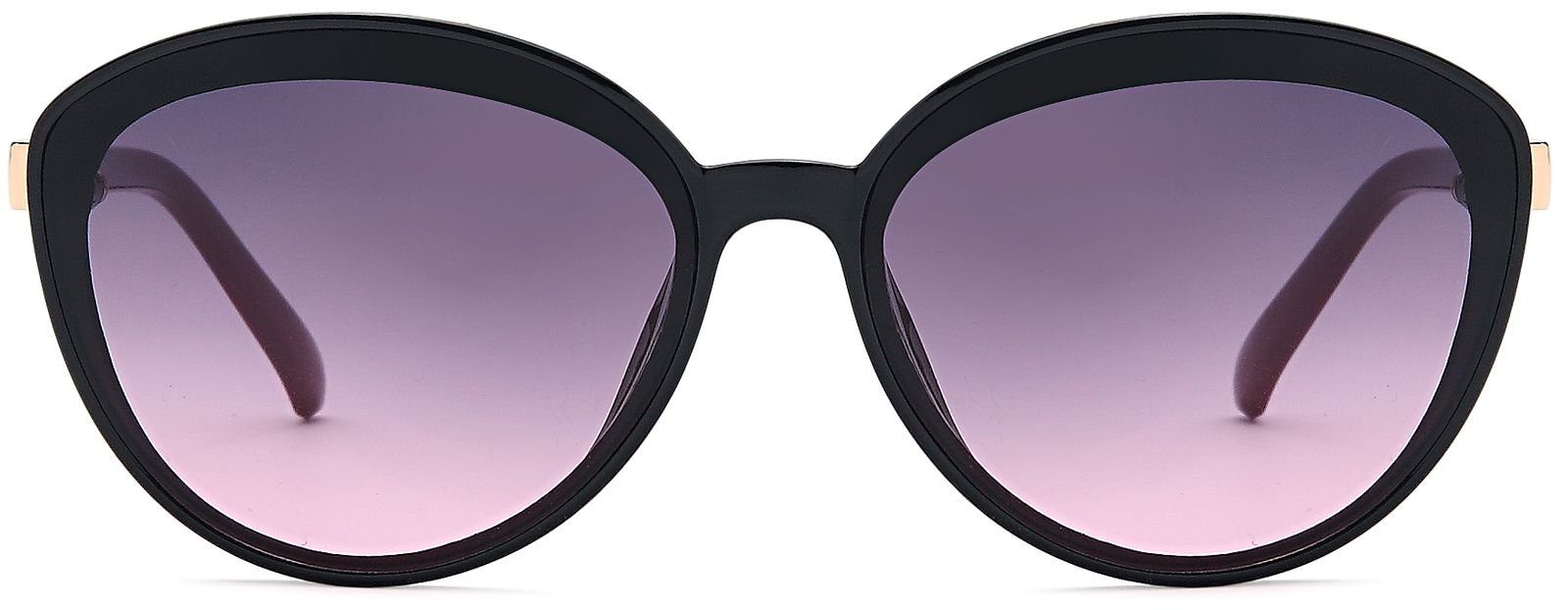 styleBREAKER Sonnenbrille Ovale Sonnenbrille - filigraner Kunststoff Rahmen günstig online kaufen