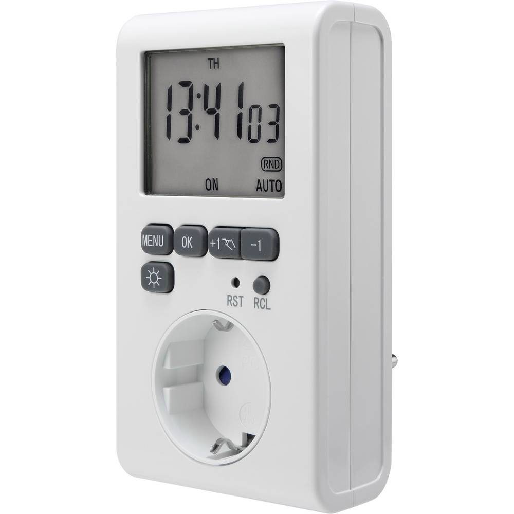 Sygonix Zeitschaltuhr Digitale Wochenzeitschaltuhr SY-3057190, Countdown-Funktion, Timer-Funktion