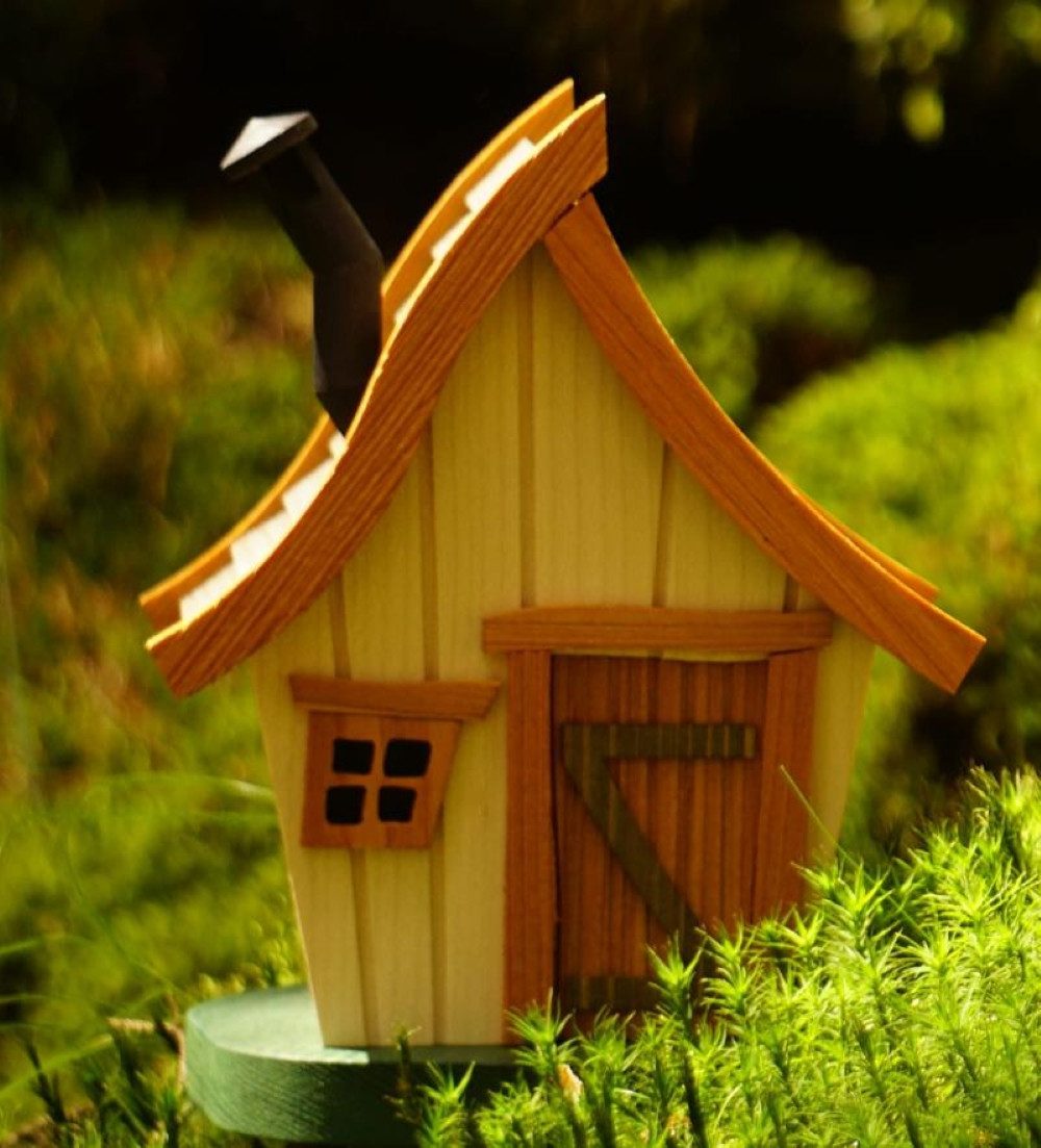 Richard Glaesser Räucherhaus Abenteuerhaus natur, Höhe 20cm, Handwerkskunst original Erzgebirge