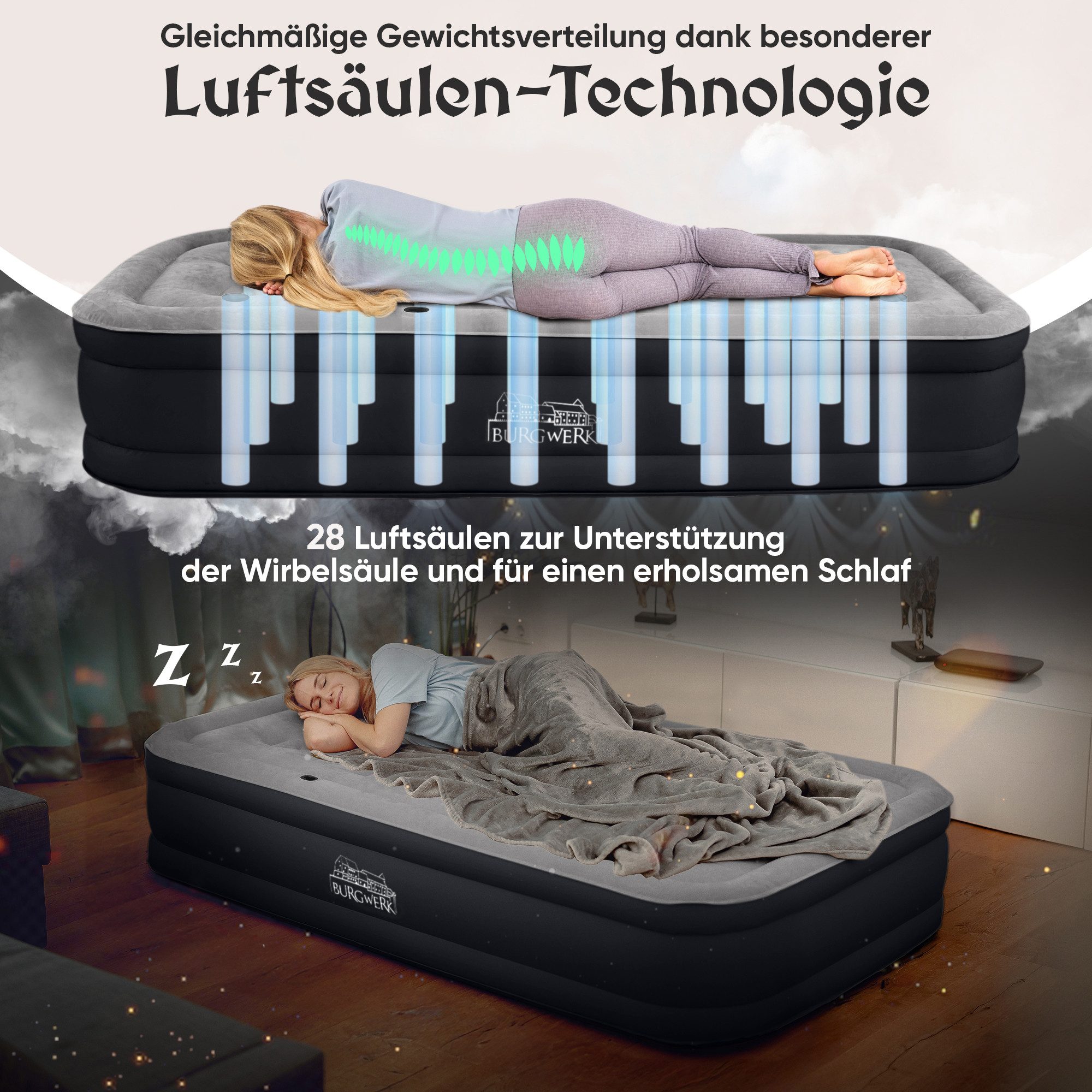 Burgwerk Luftbett Burgtraum günstig online kaufen