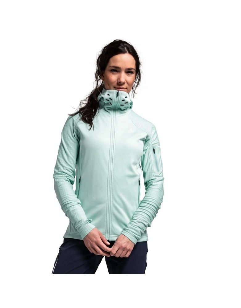 Fleecejacke Rotbach Hoody (Kapuze, 2-Wege-Stretch, schnelltrocknend, atmungsaktiv)