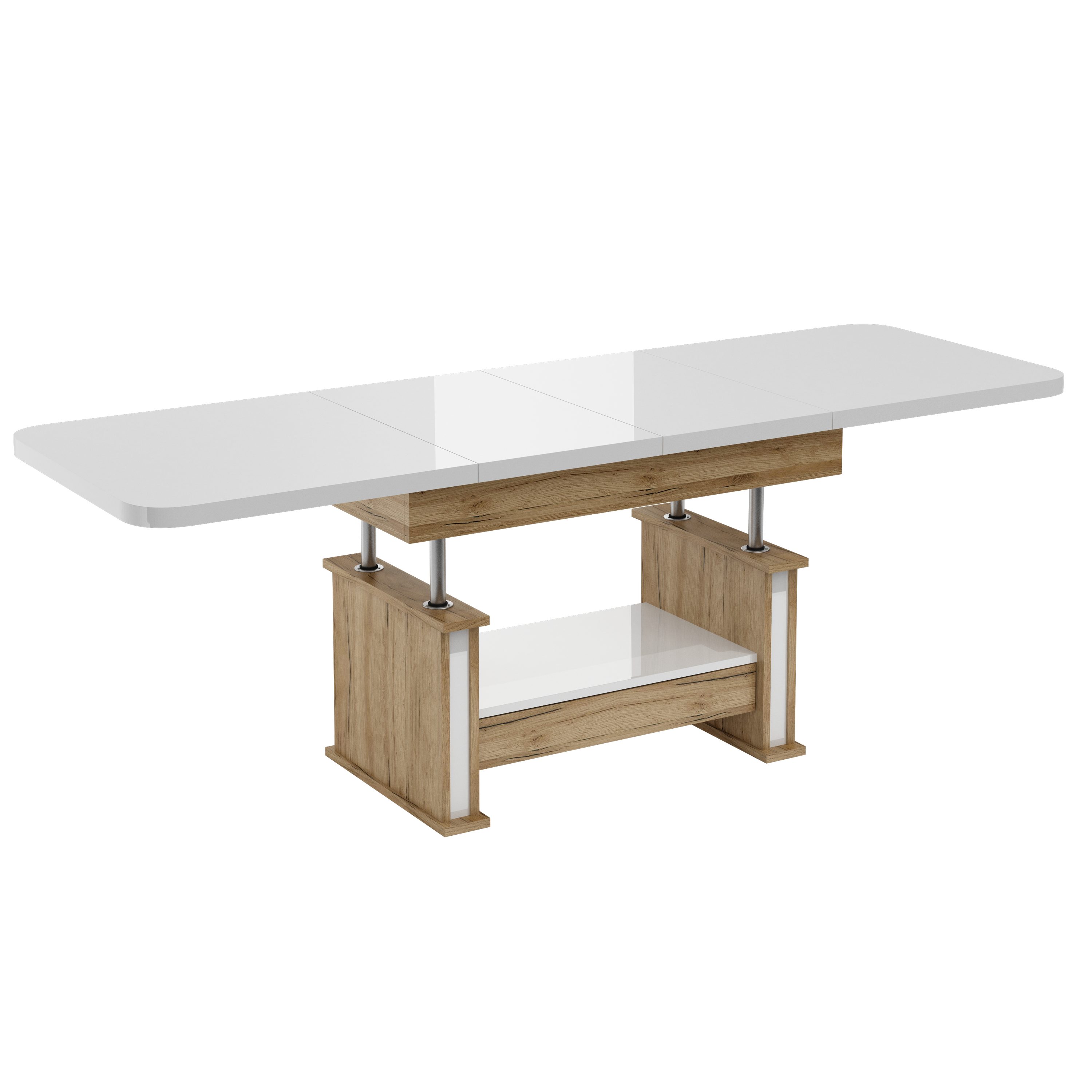 designimpex Couchtisch Design DA-555 Schublade höhenverstellbar ausziehbar günstig online kaufen