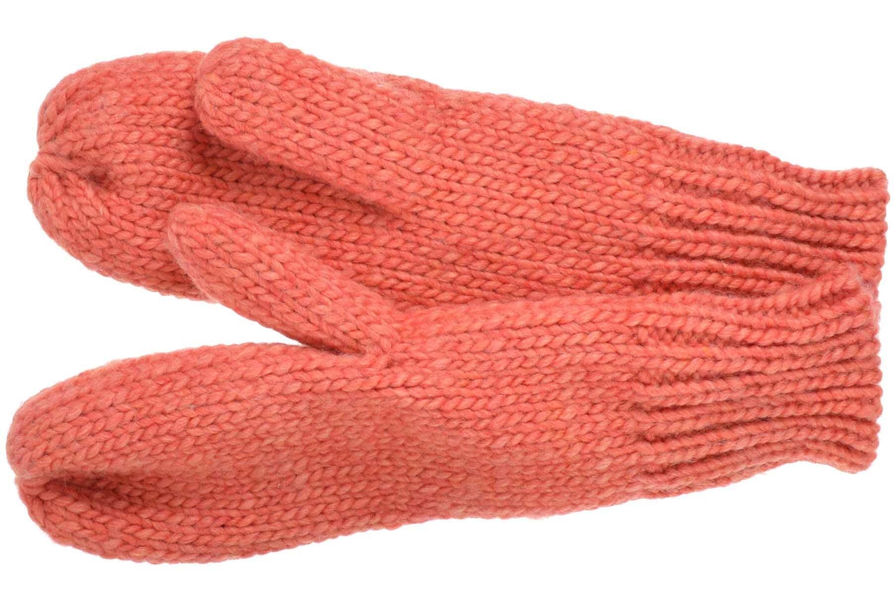 Seeberger Strickhandschuhe Strickfäustlinge mit Fleecefutter 17952-0