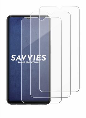 Savvies Panzerglas für Samsung Galaxy A23, Displayschutzglas, 3 Stück, Schutzglas Echtglas 9H Härte klar Anti-Fingerprint