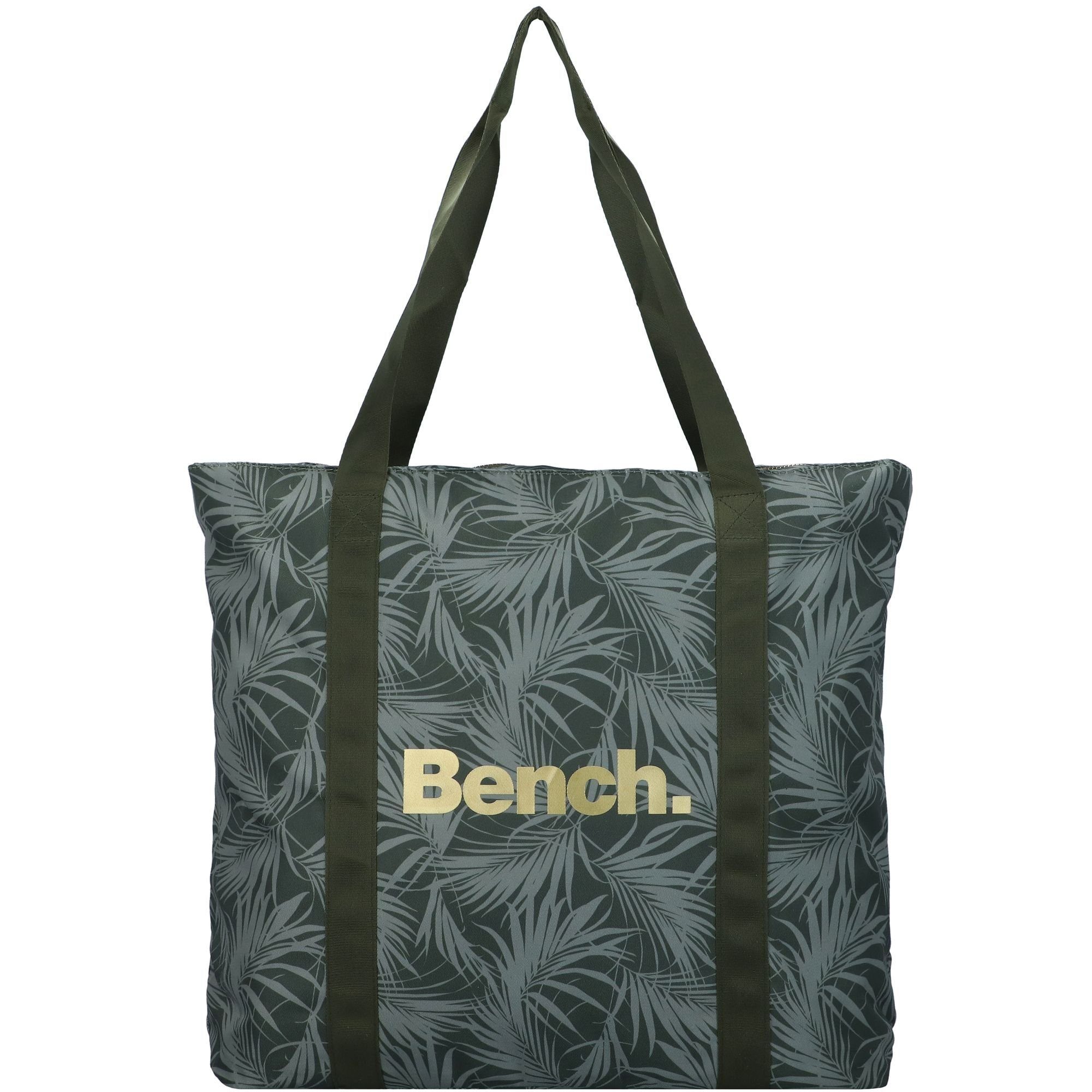 Bench. Shopper city girls, Nylon oliv/gold