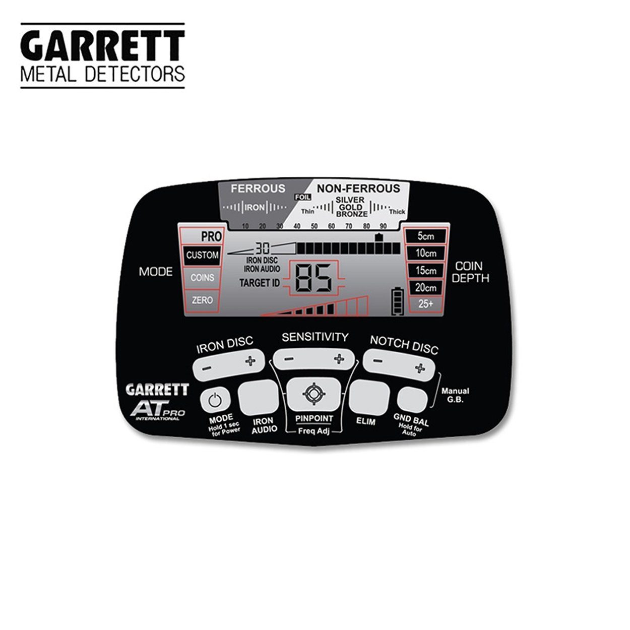 Garrett Metalldetektor AT Pro International, Wasserdicht