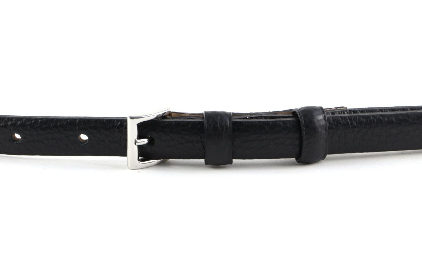 Ledergürtel Nickel Black / Adria Leather Abro