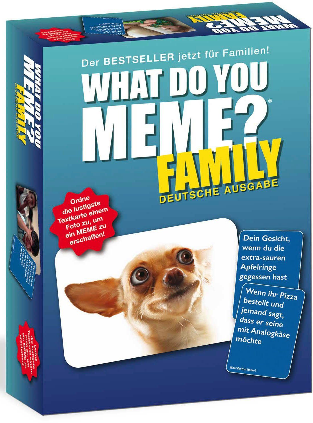 HUCH! Spiel What Do You Meme Family, Familienspiel