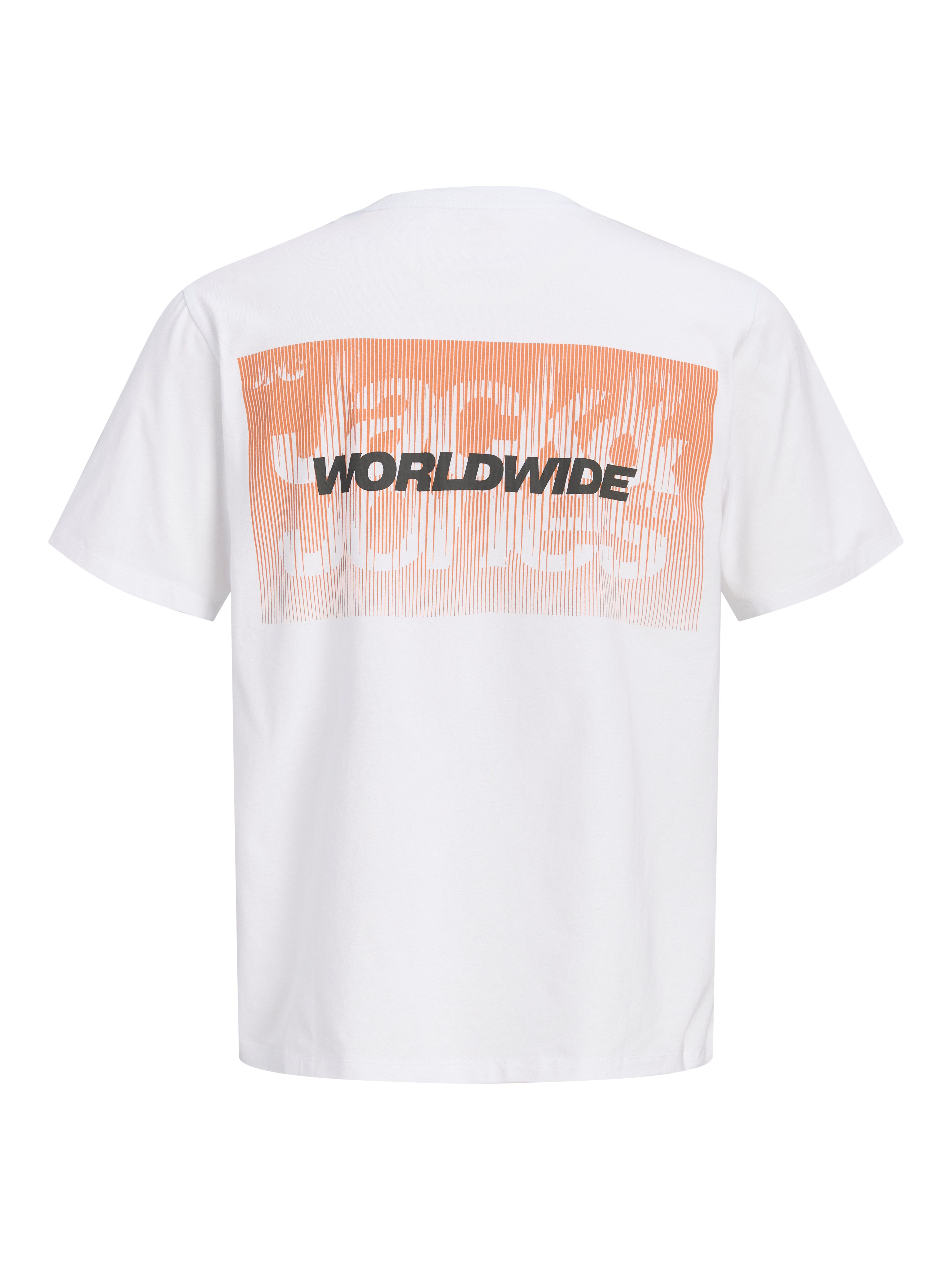 Jack & Jones T-Shirt JCOECHO GRAPHIC BACK PRINT SS TEE CN FST Baumwolle, regular fit – Bild 5 von 5