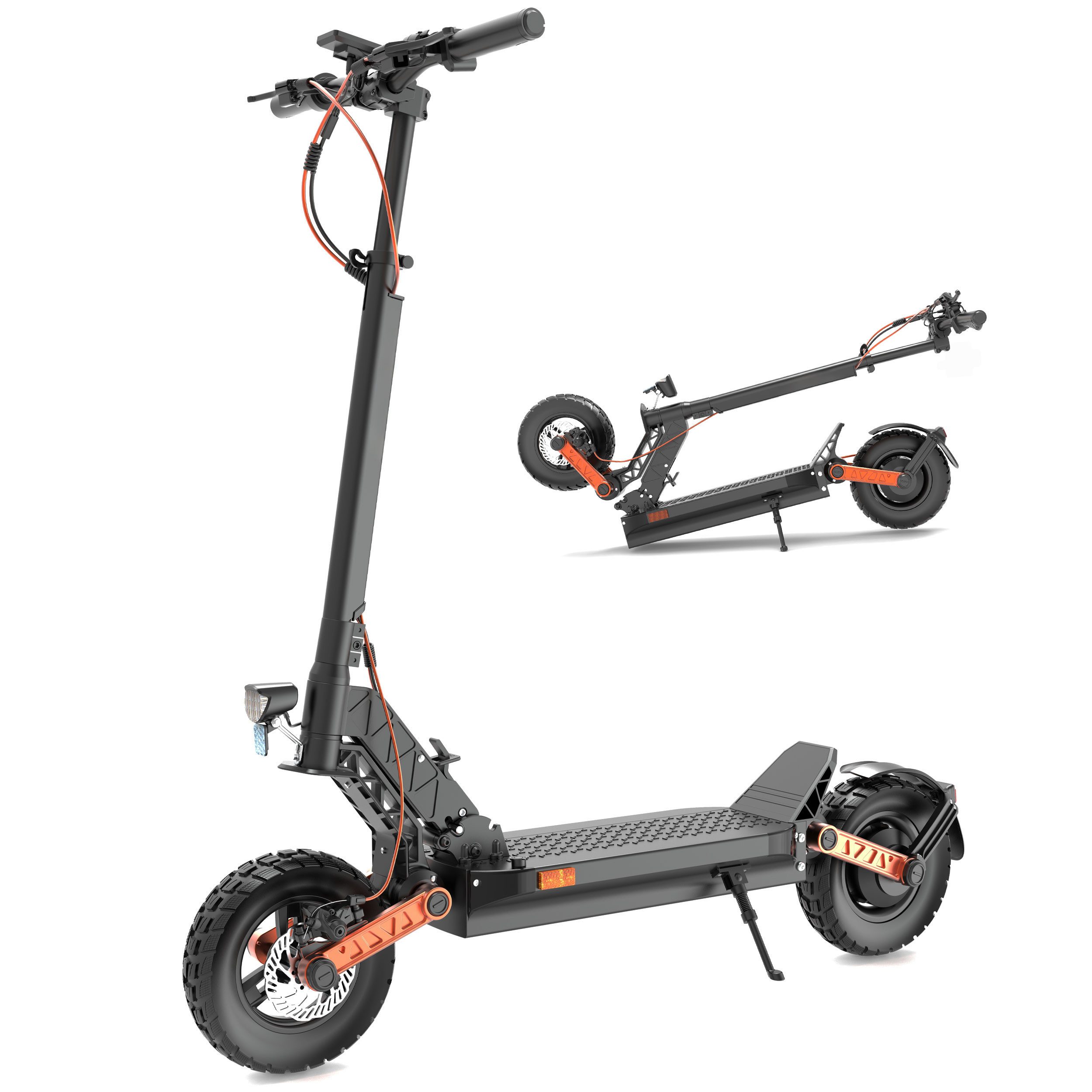 E-Scooter 10*3 Zoll Elektroroller, S5/S5 PRO Offroad, 624Wh/1248Wh, Vollfederung