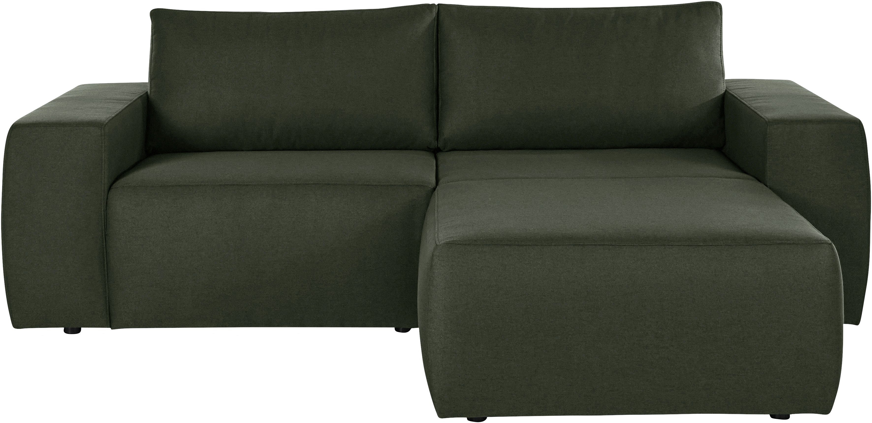 LOOKS by Wolfgang Joop Ecksofa LooksII kubisch, bequem, strapazierfähige Bezüge, Breite 242cm, L-Form, geradlinig und komfortabel