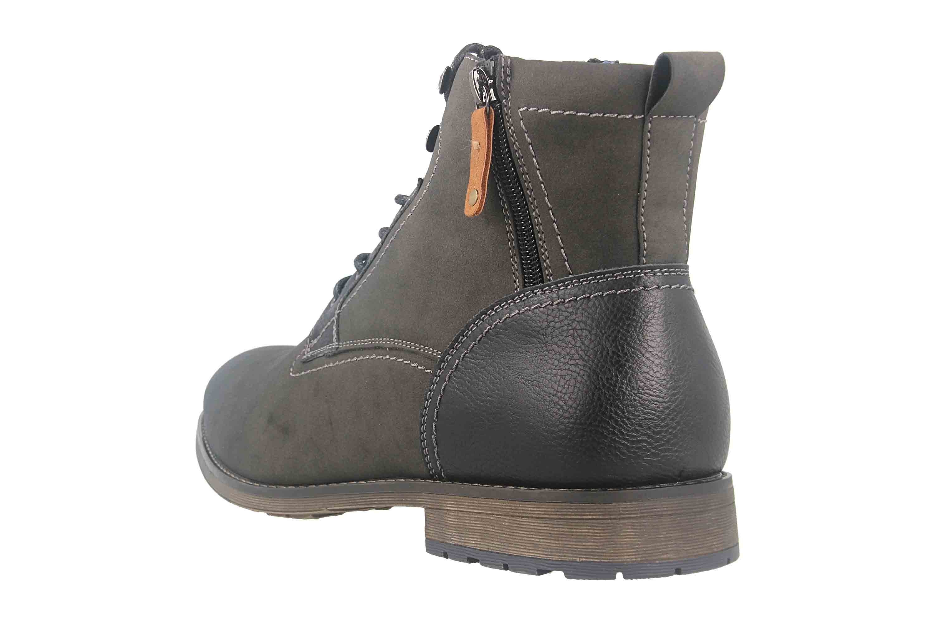 Mavins 3HH0180203 2100 Black PU Nubuck Schnürboots günstig online kaufen