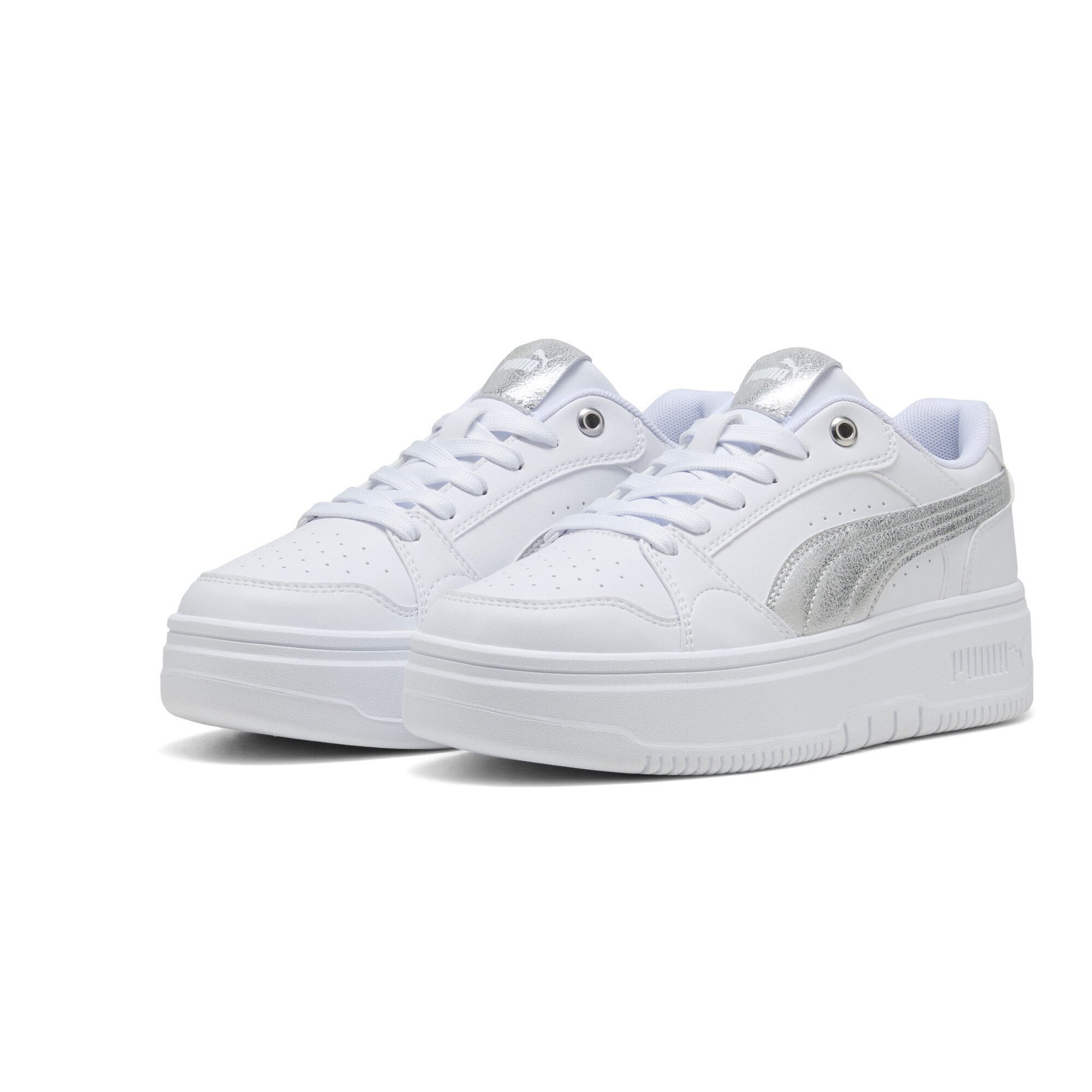 PUMA Rebound Femme Low Metallic Sneakers Damen Sneaker