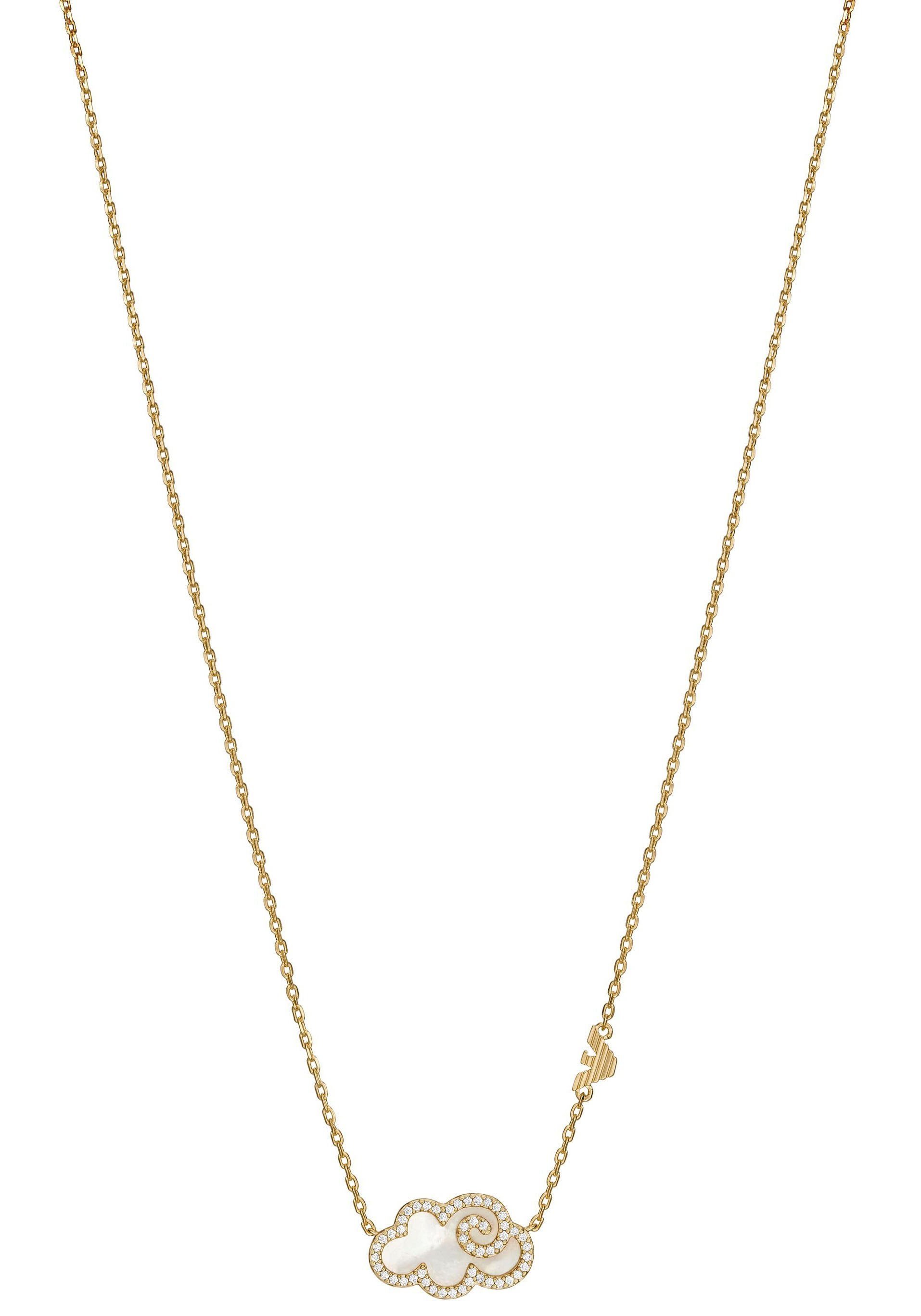 Emporio Armani Kette mit Anhänger LOGO,...