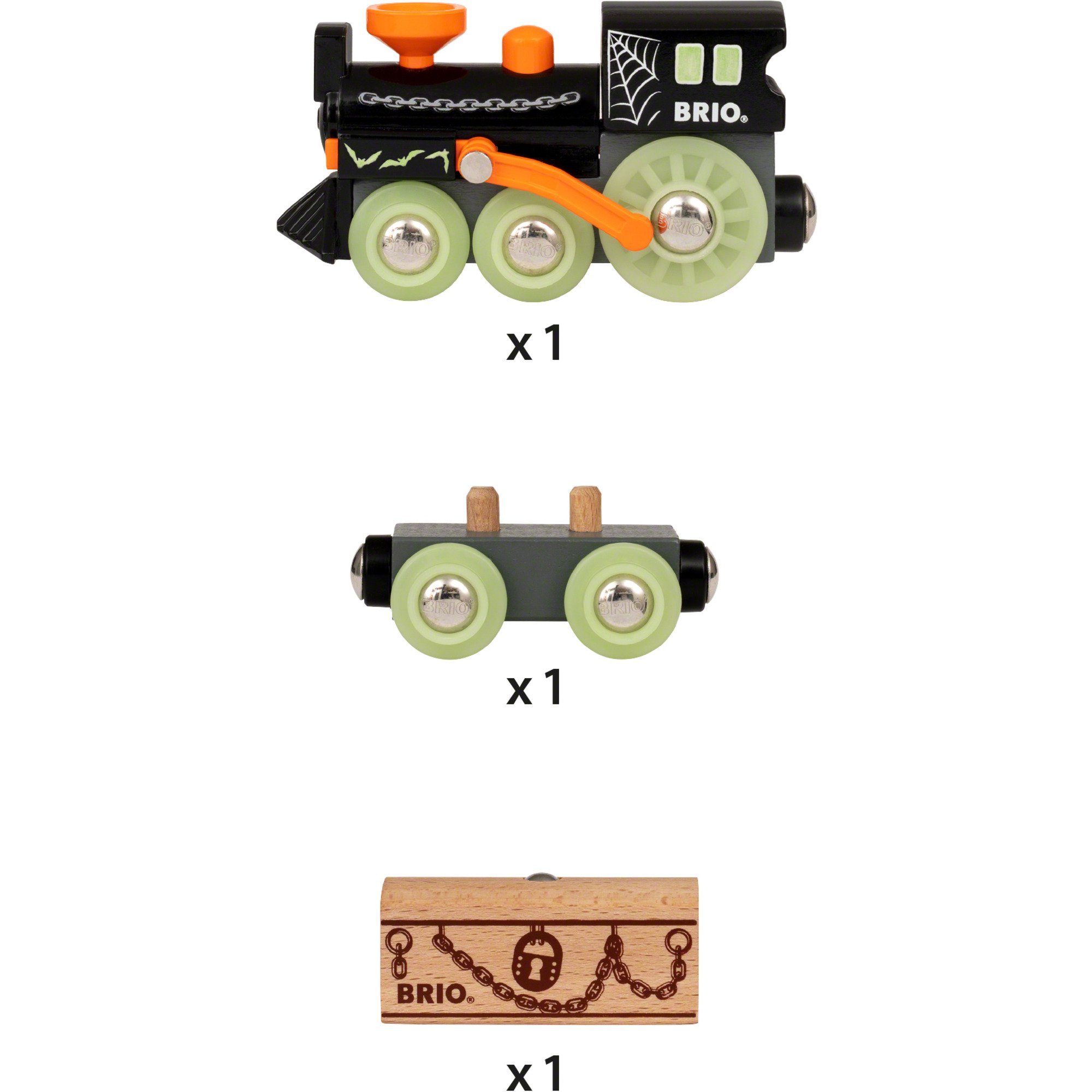 BRIO® Spielzeugeisenbahn-Set BRIO World World Geisterzug Glow in the Dark