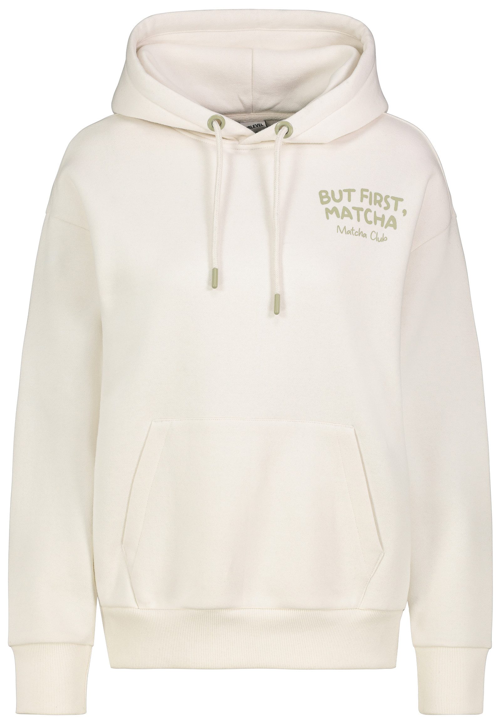 SUBLEVEL Kapuzenpullover Damen Kapuzenpullover Hoodie mit Getränkeprint Swe günstig online kaufen