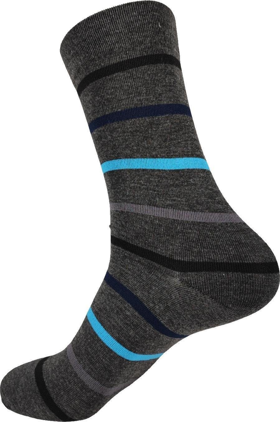 Socken EloModa Basicsocken 12 Paar, Muster Herren Paar Freizeit 12 Form Mix16 (12-Paar) klassischer Sport