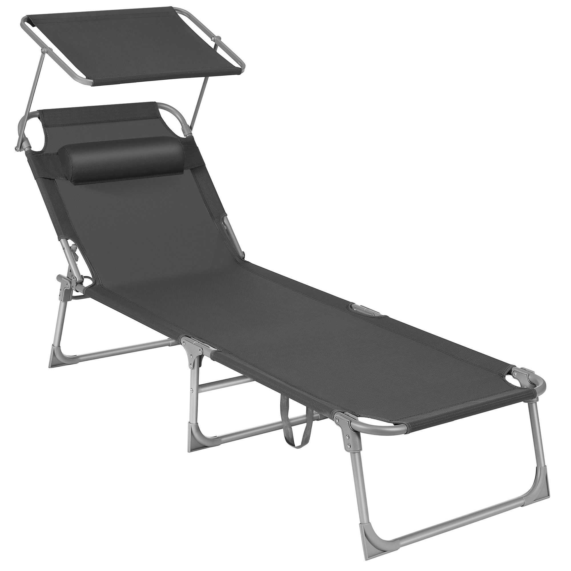 SONGMICS Gartenliege, 1 St., klappbarer Liegestuhl,193x53x29cm,mit günstig online kaufen