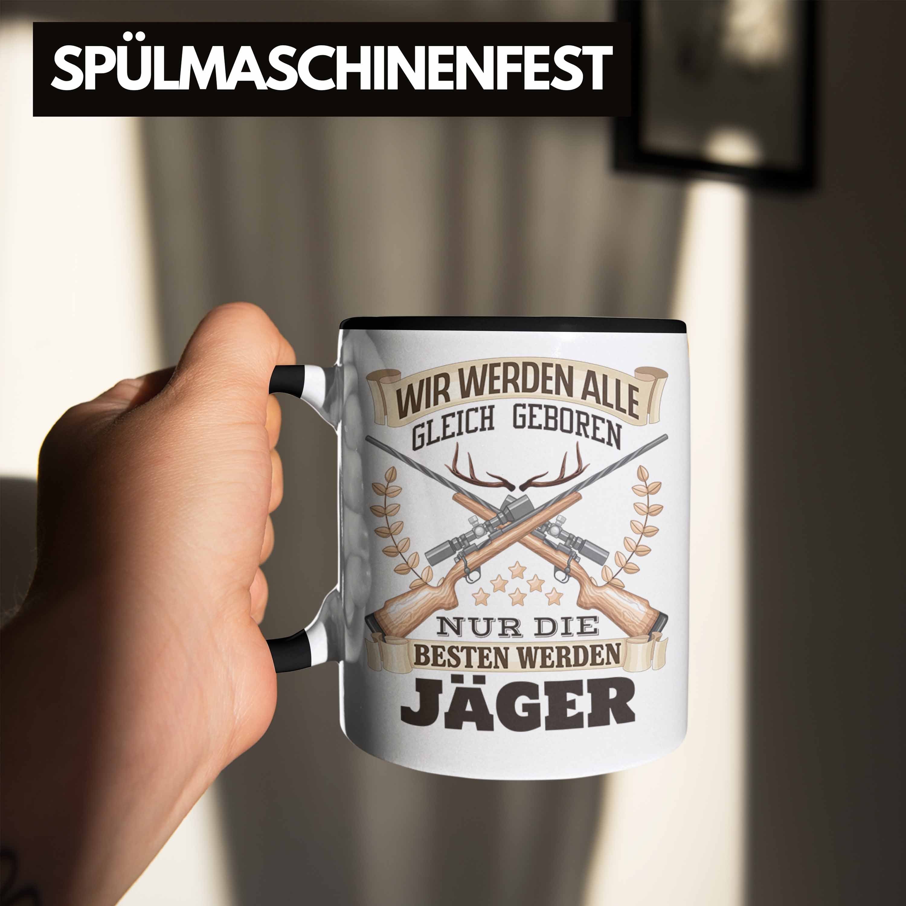 Geschenk Jäger Bester Jagd Tasse Tasse Trendation Spruch Jäger Schwarz