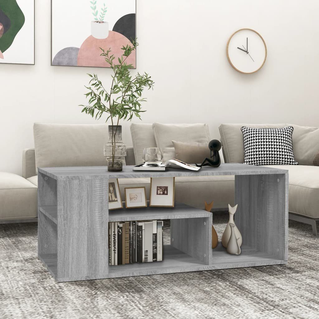 Couchtisch Couchtisch Sonoma Grau Sonoma (1-St) Grau 100x50x40 vidaXL Grau | Sonoma cm Holzwerkstoff