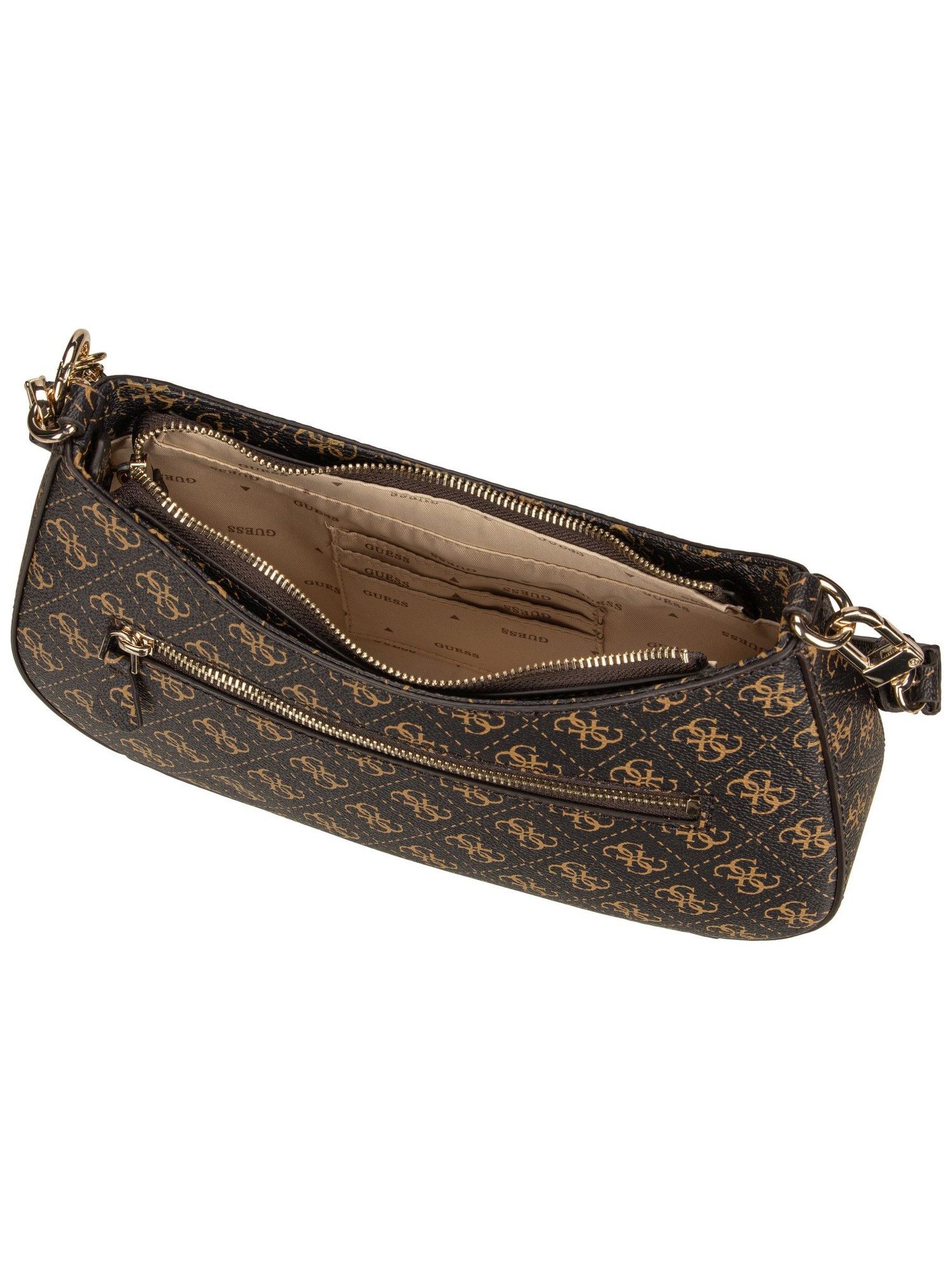 Guess Handtasche Noelle II Top Zip SHB 72180 Logo, Abendtaschen