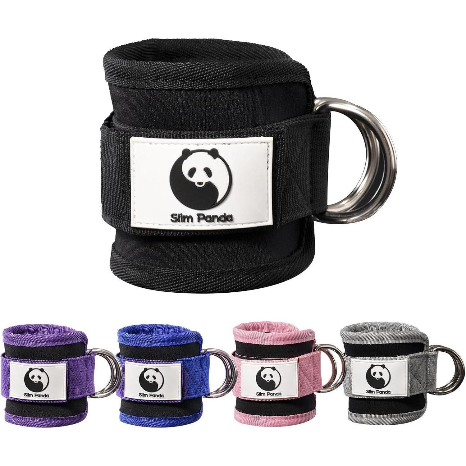 Trainingshilfe Fußschlaufen Kabelzug Ankle Straps Fußmanschetten D Singel Schwarz