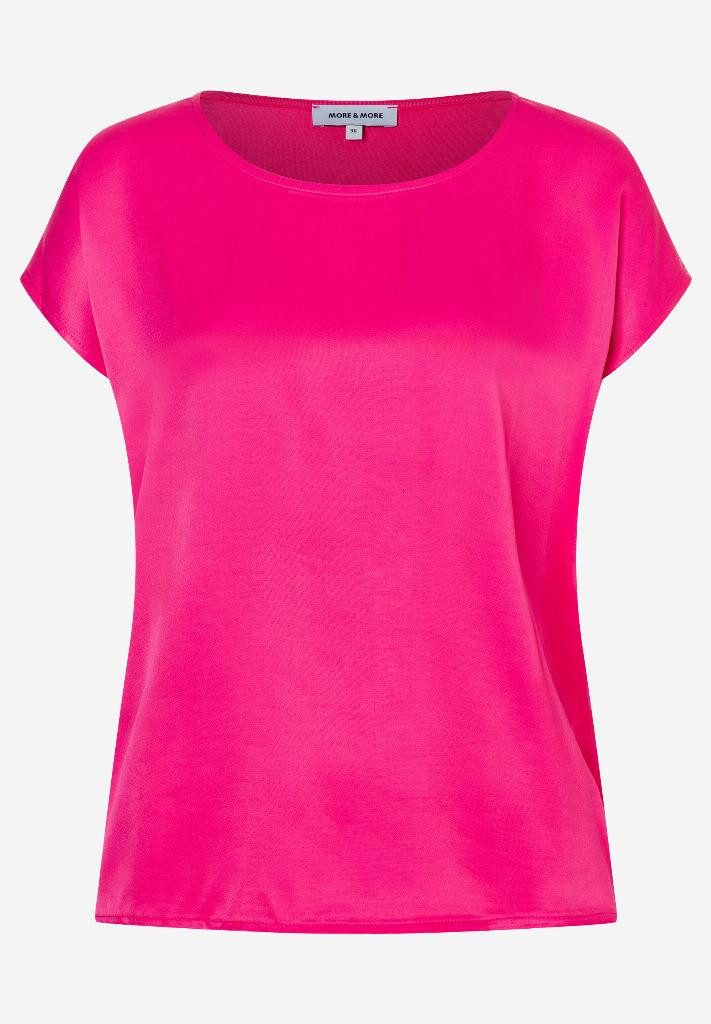 MORE&MORE Trägertop Shirt mit Satinfront