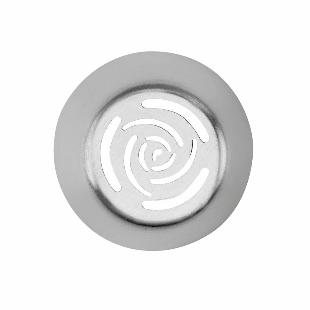 Dr. Oetker Küchenhelfer Spritztüllen Blütentülle Rose inkl. 4x Einwegspritzbeutel 3.7 c, Edelstahl