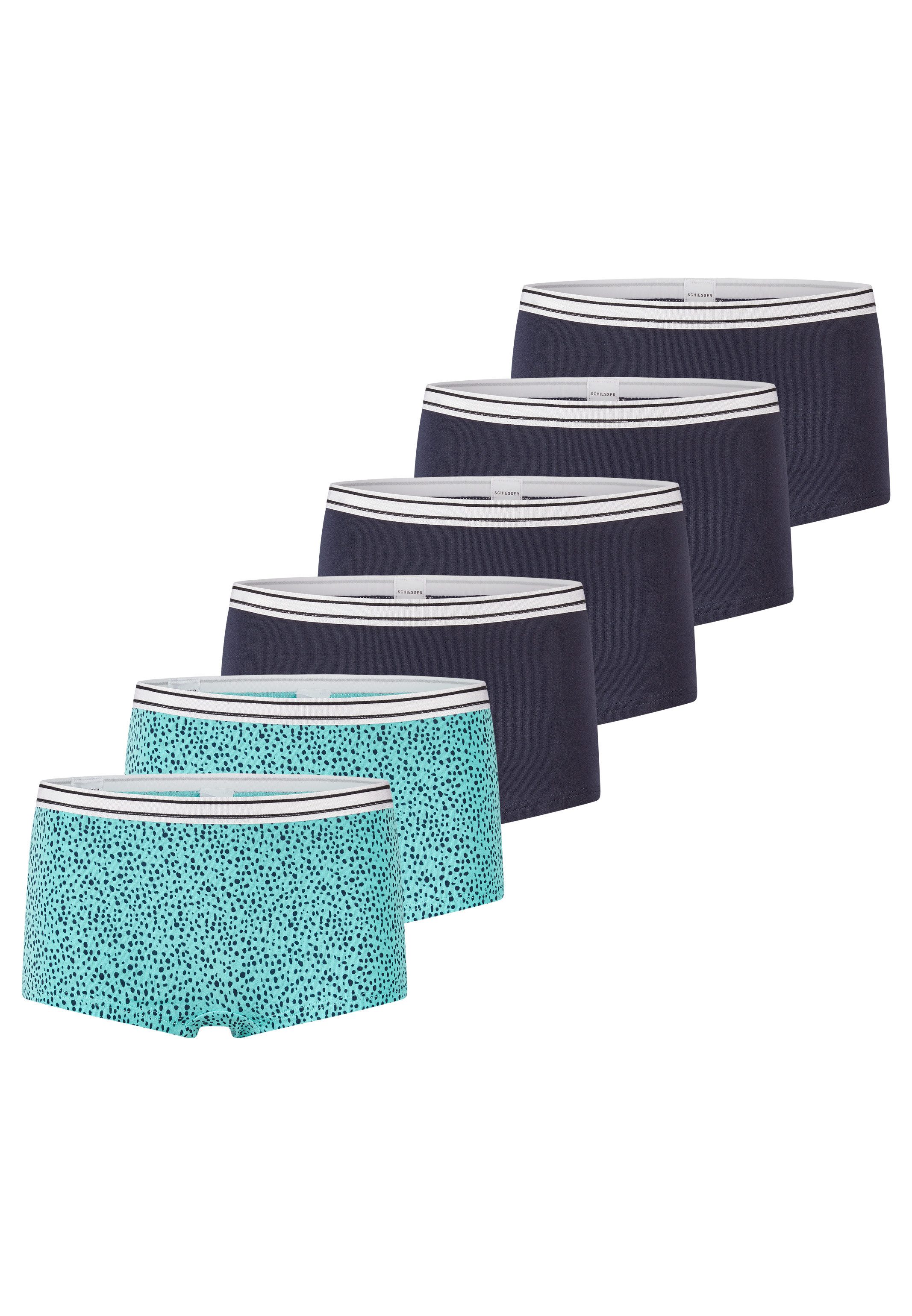 Panty 6er Pack Teens Girls 95/5 Organic Cotton