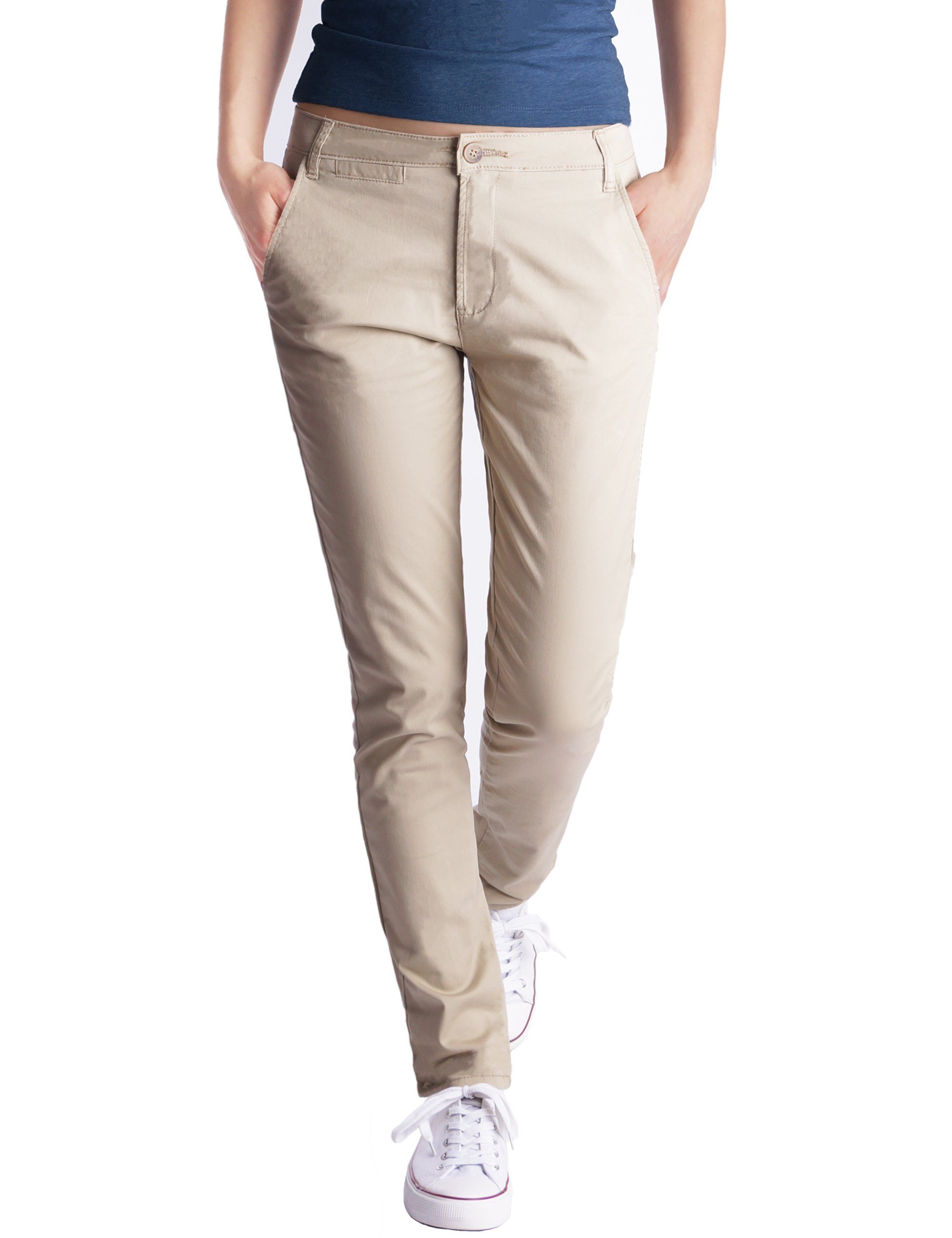 Fraternel Chinohose Stretch, 4-Pocket-Style Beige