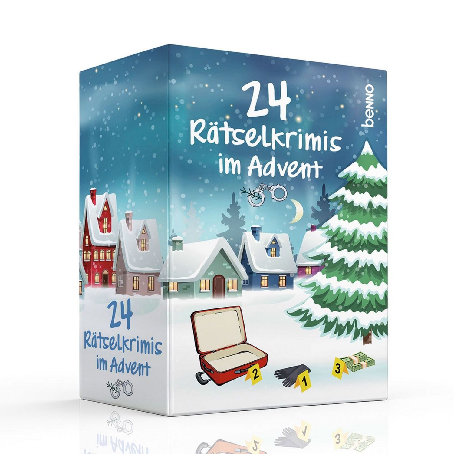 24 Rätselkrimis im Advent / Steffen Mohr, Jens Klausnitzer