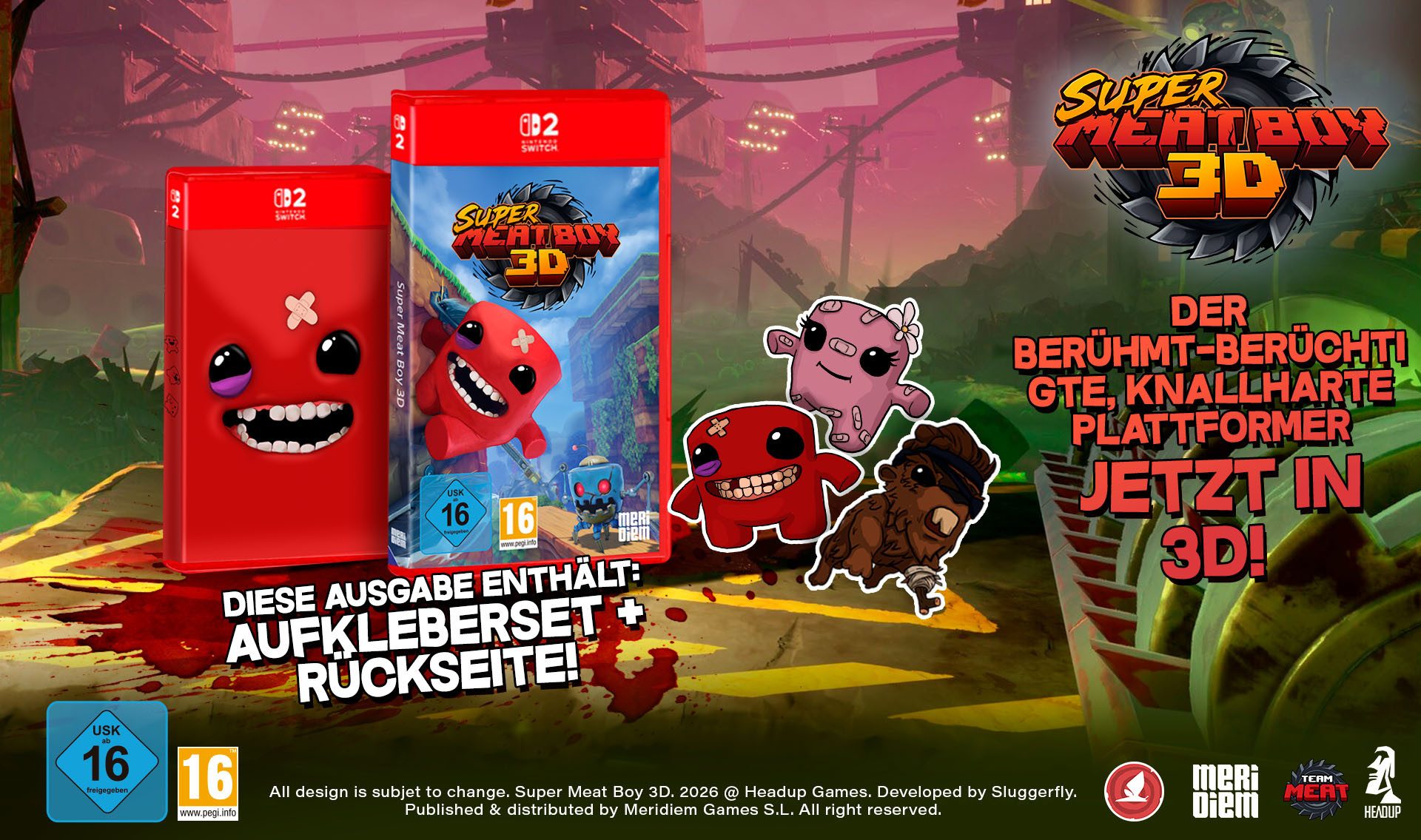 Super Meat Boy 3D Nintendo Switch 2