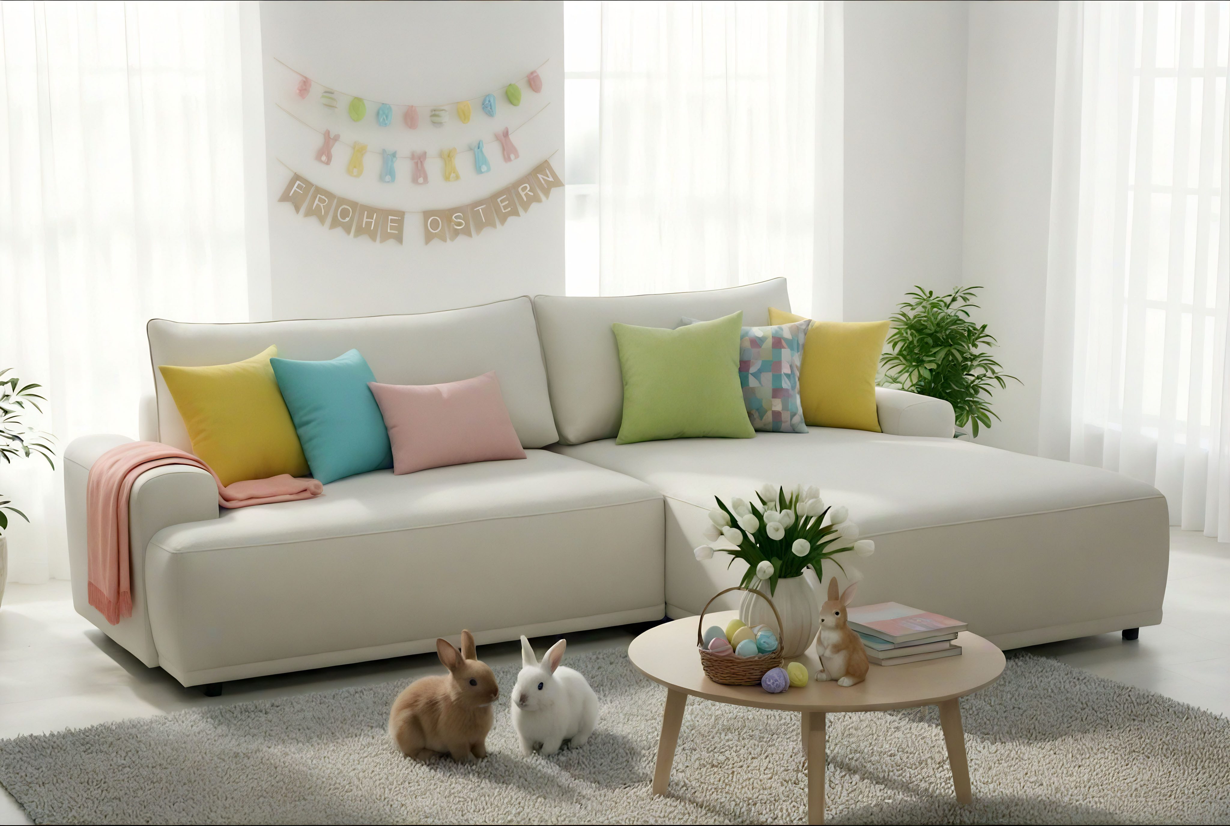 TRENDMANUFAKTUR Ecksofa Fordon, Schlafsofa mit Bettkasten, Couch in L-Form, Breite 250 cm, in Struktur LUMOS, 3D-Effekt, sandgrau, Recamiere rechts