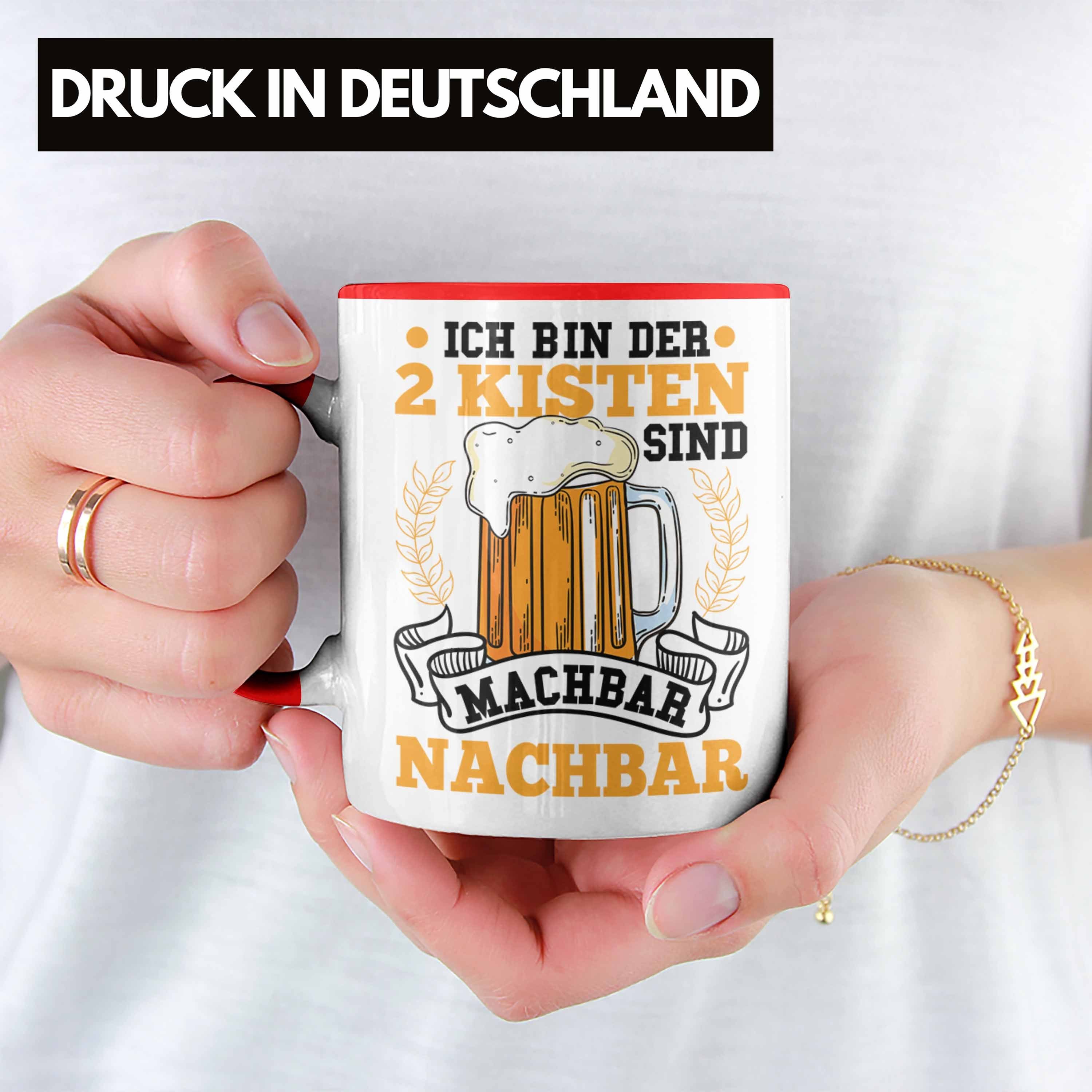 Tasse Trendation Rot - Nachbar Geschenkidee Cooler Geschenk Bester Nachbar Trendation Nachbarn Tasse