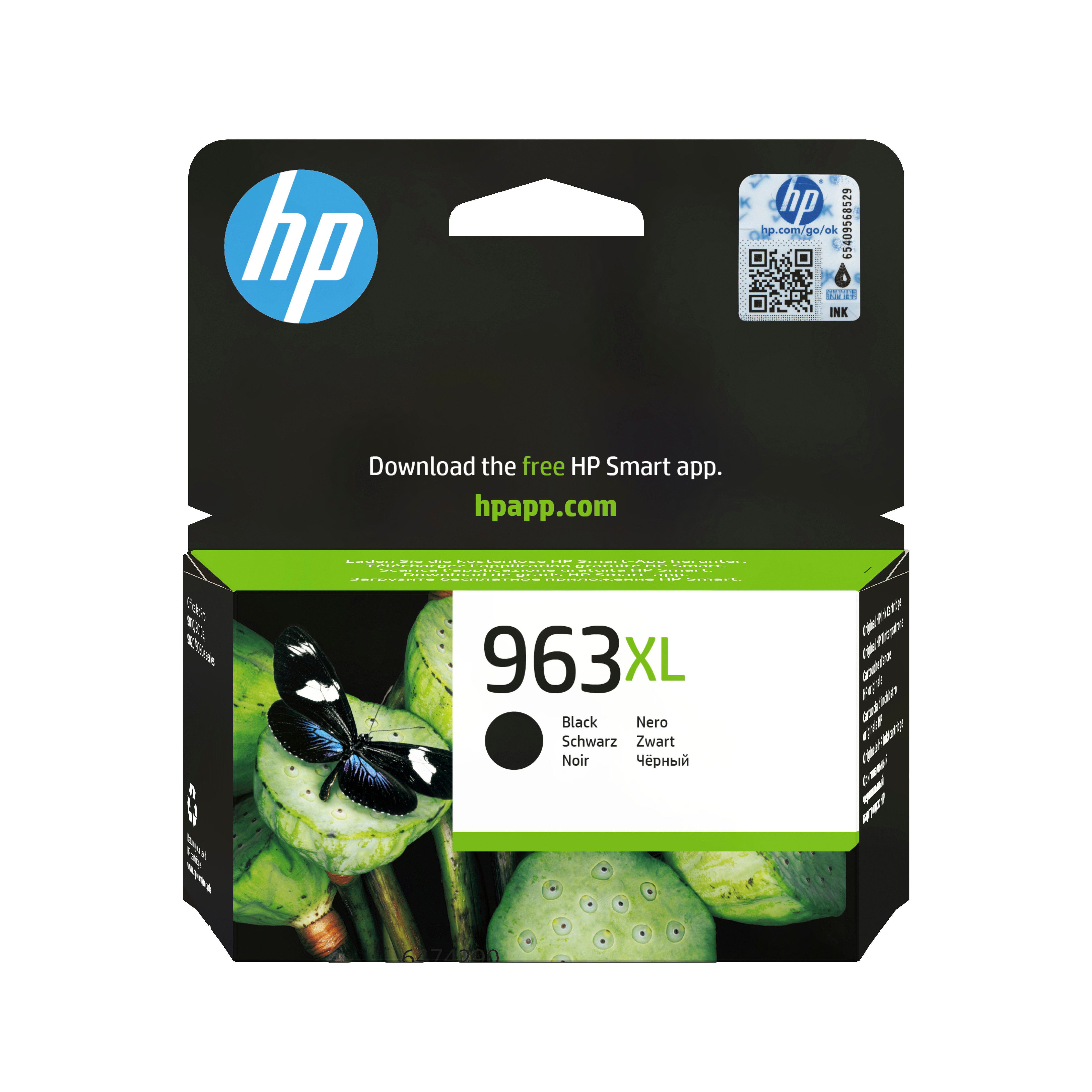 HP HP Tintenpatrone Nr. 963XL 3JA30AE Schwarz (ca. 2. Tintenpatrone