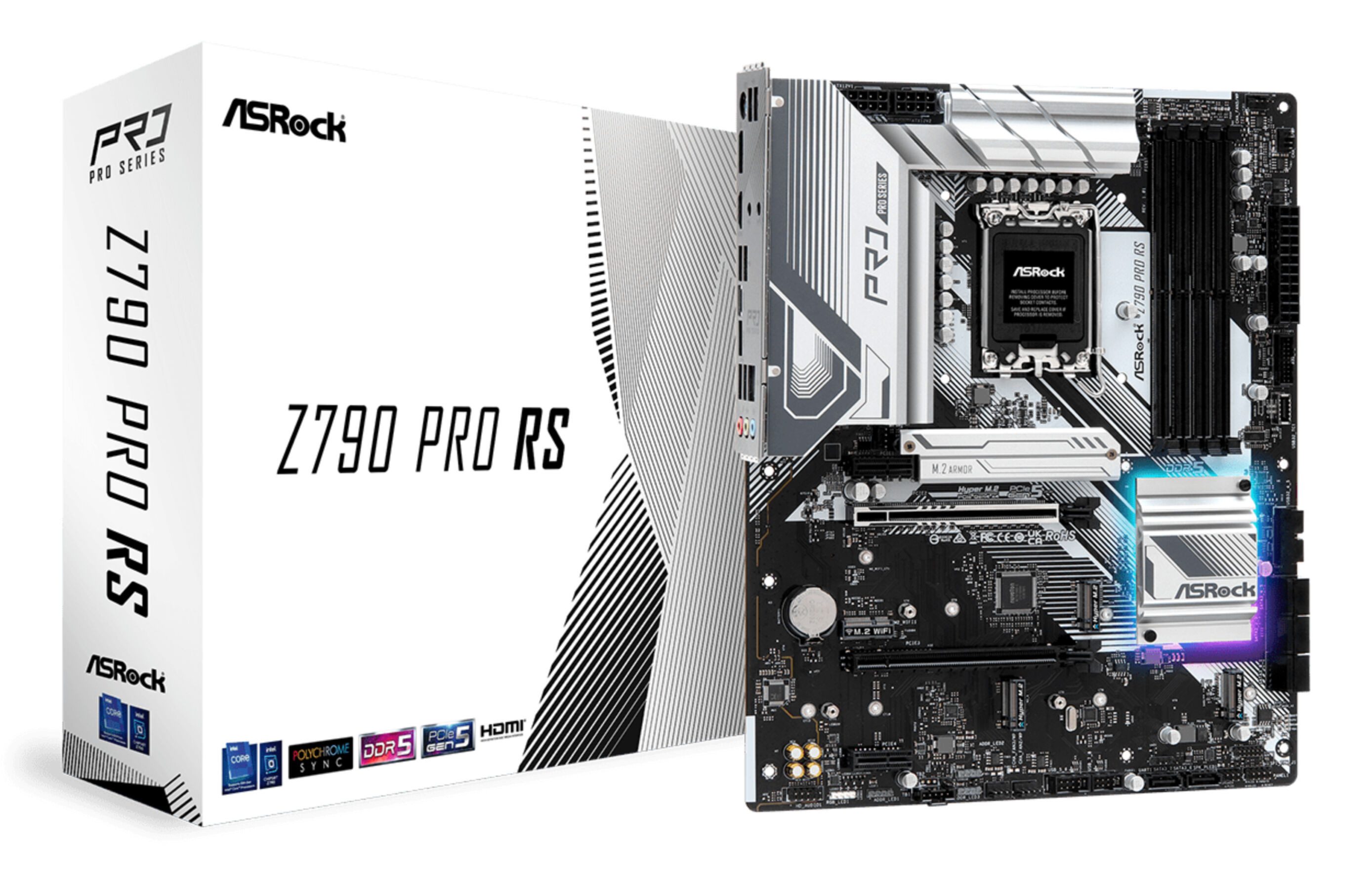 Asrock Z790 Pro RS Mainboard RGB-LED-Beleuchtung