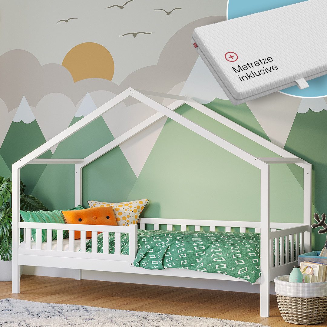 Hausbett Vils 90x200 cm Kinderbett