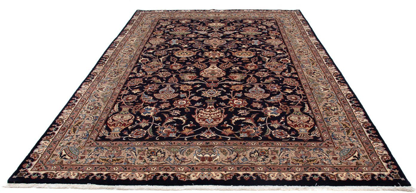 Wollteppich Kaschmar Blumenmuster Nero 310 x 200 cm, morgenland, rechteckig, Höhe: 10 mm, Unikat mit Zertifikat