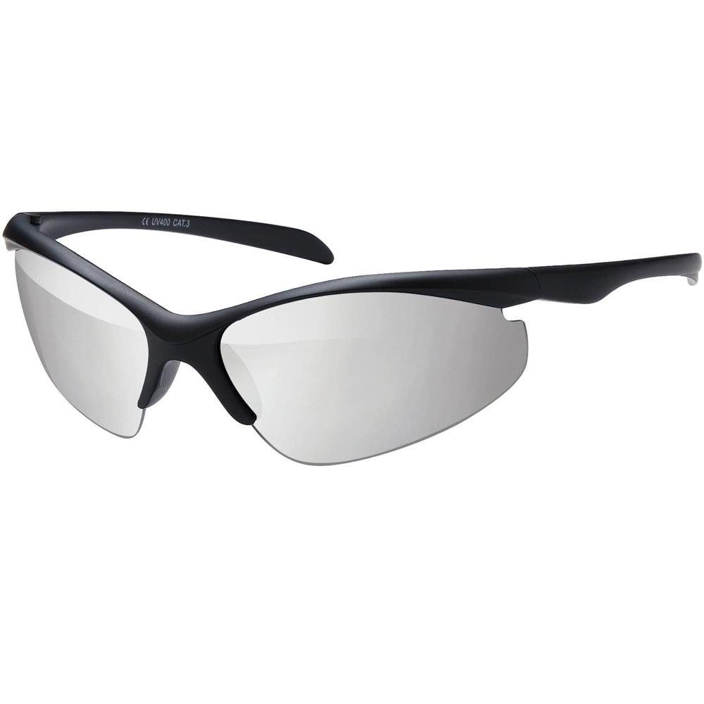 BEZLIT Eyewear Sportbrille Sportliche Kinder (1-St) Sonnenbrille, Jungen Mädchen Silber