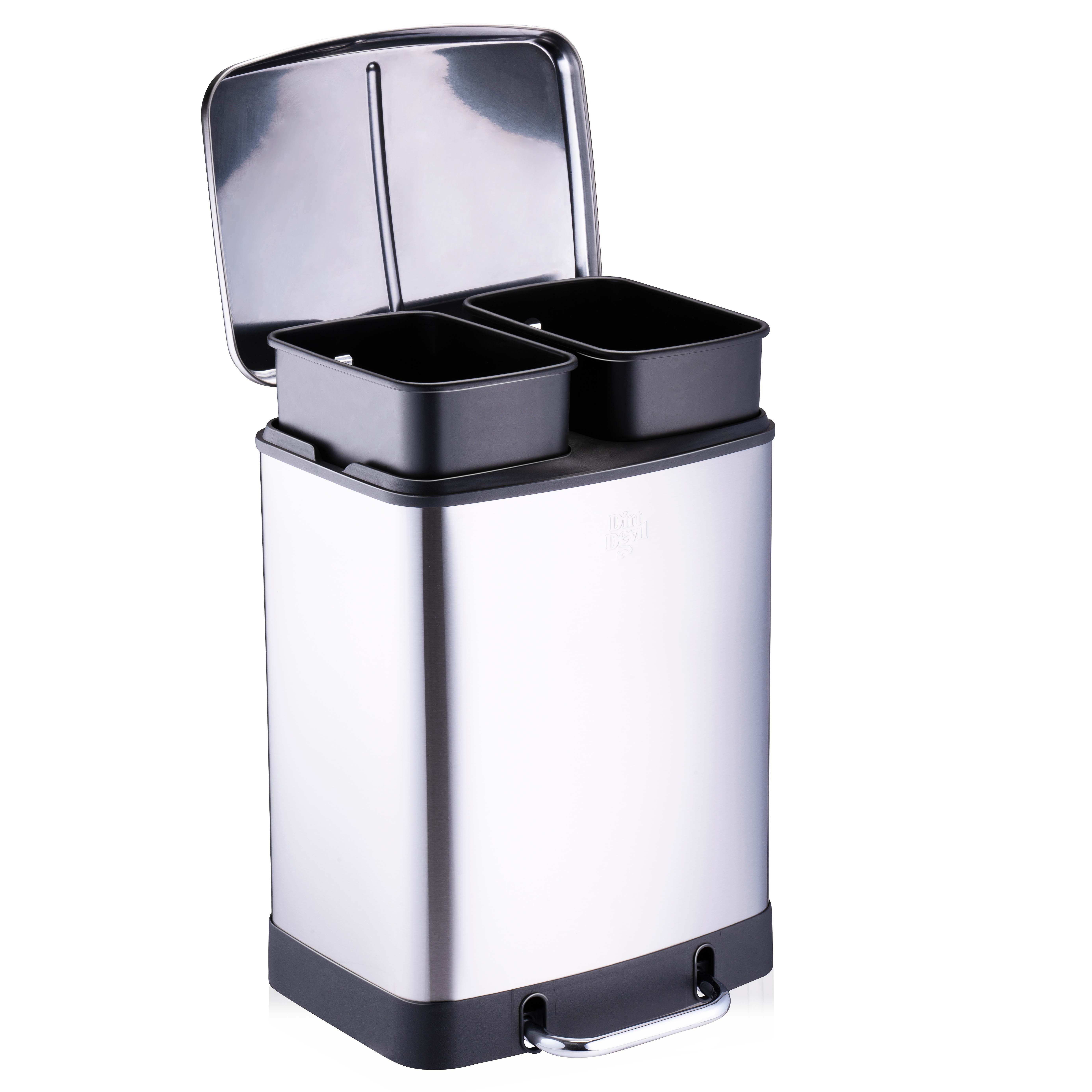 DIRT DEVIL Mülleimer Dirt Devil Tretmülleimer 2x12L